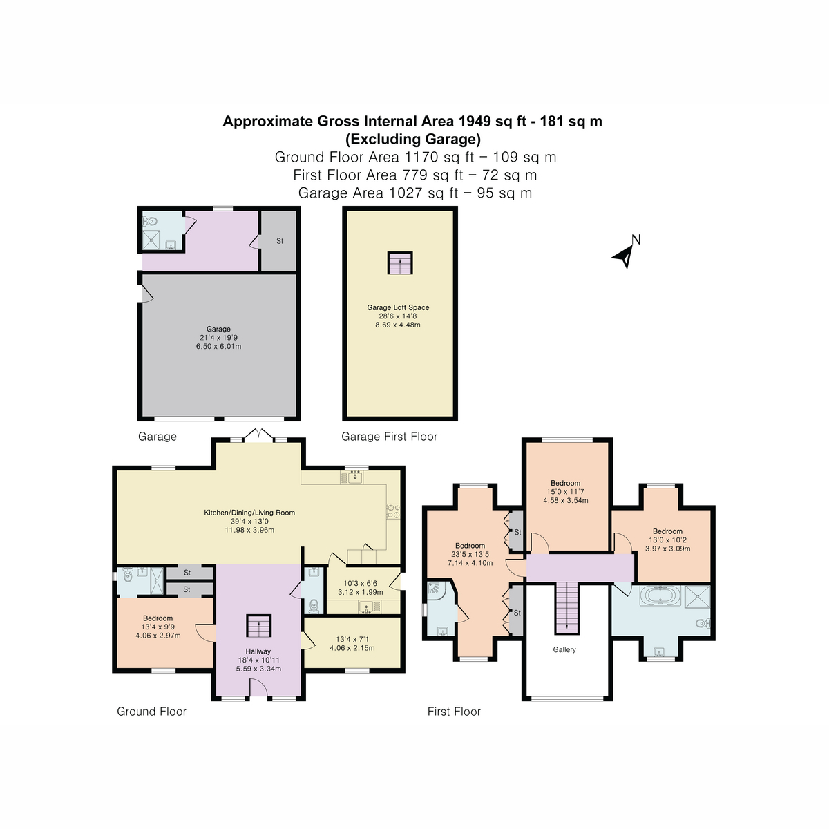 St. Breward, Bodmin floorplan