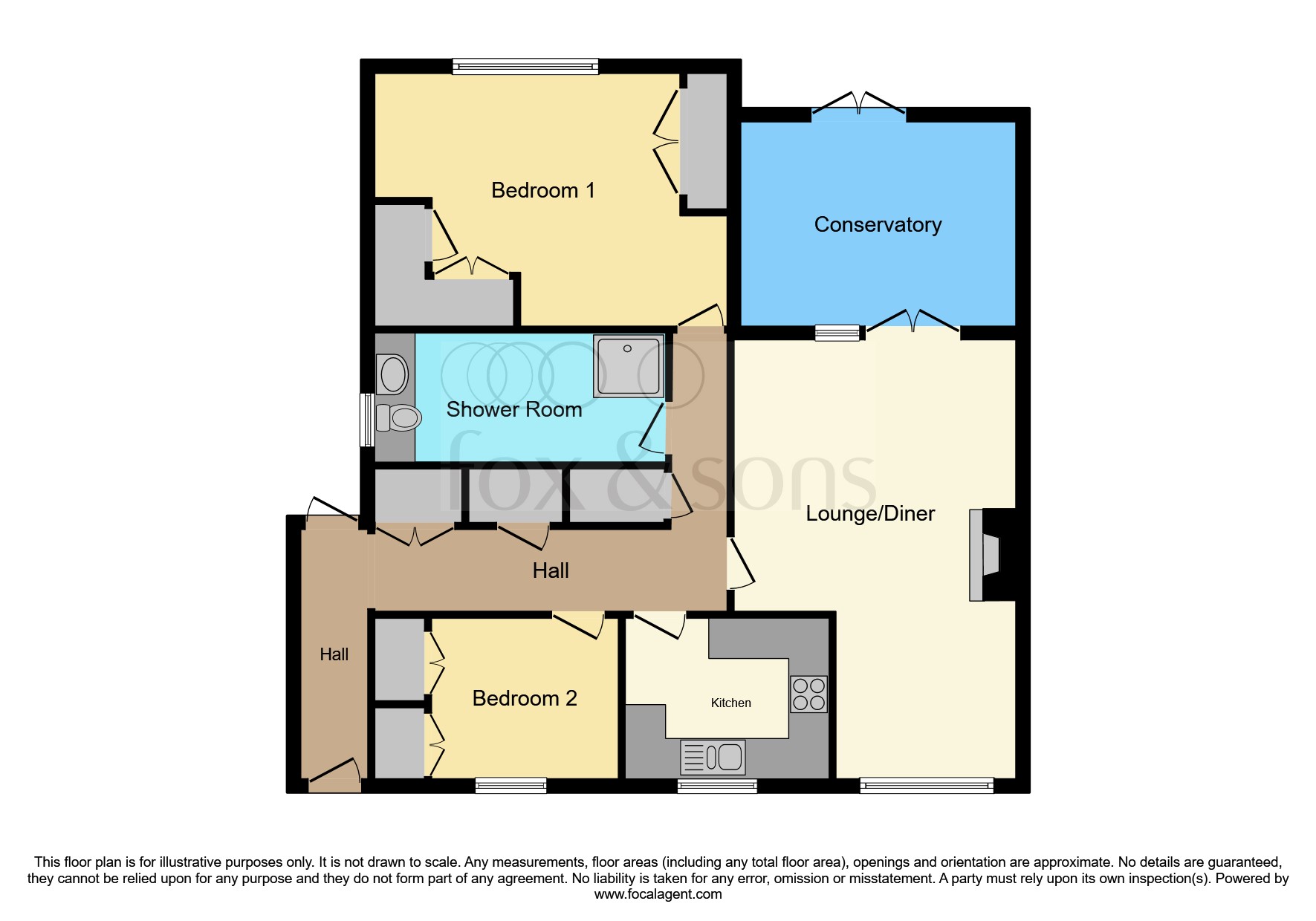 Brookers Lane, Gosport PO13, 2 bedroom detached bungalow for sale