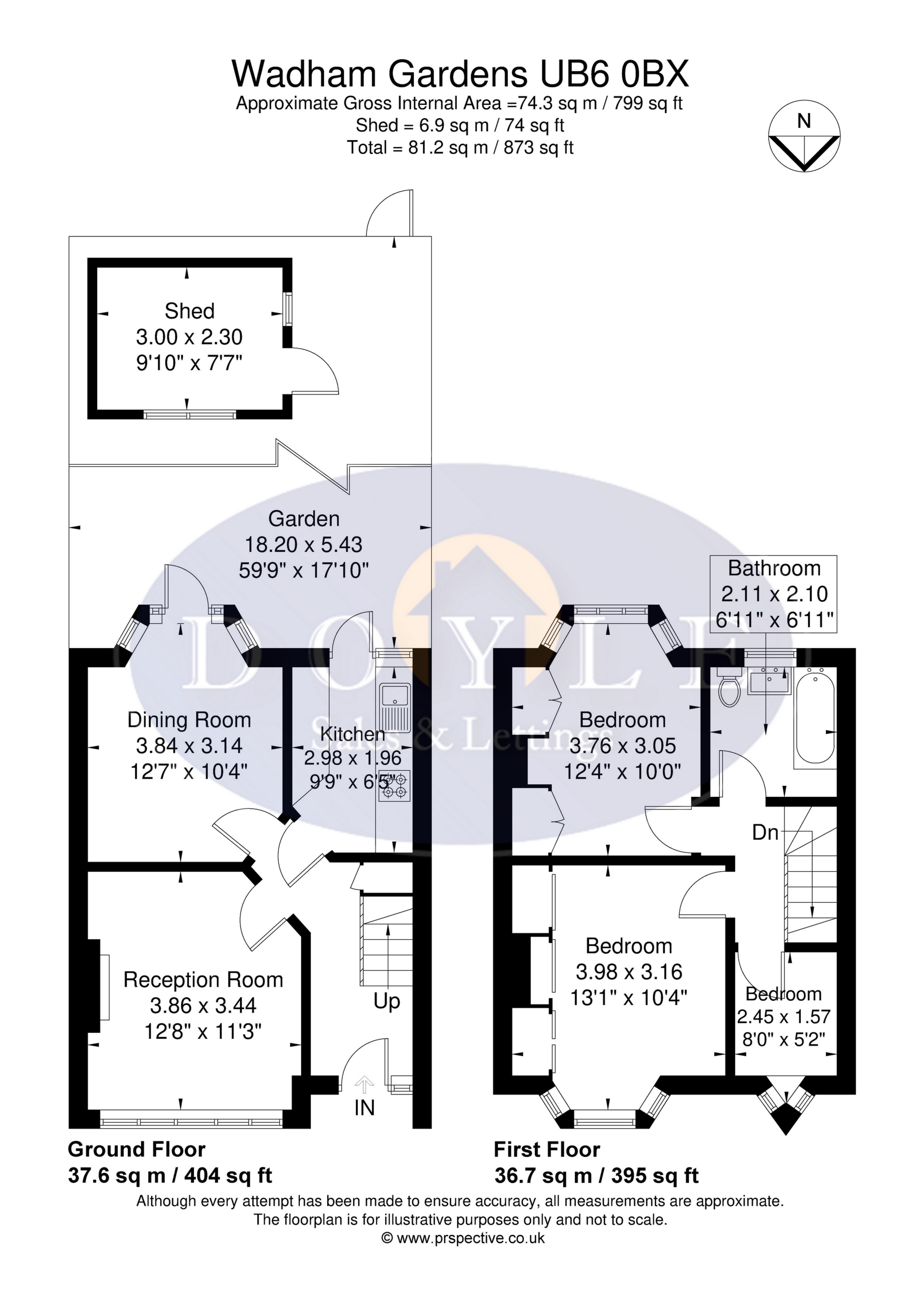 Wadham Gardens, Greenford UB6, 3 bedroom terraced house for sale