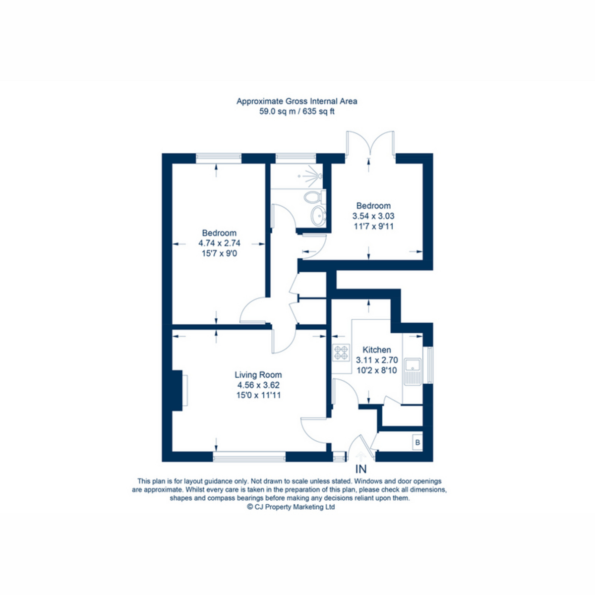 75, Merritt Road, Didcot floorplan
