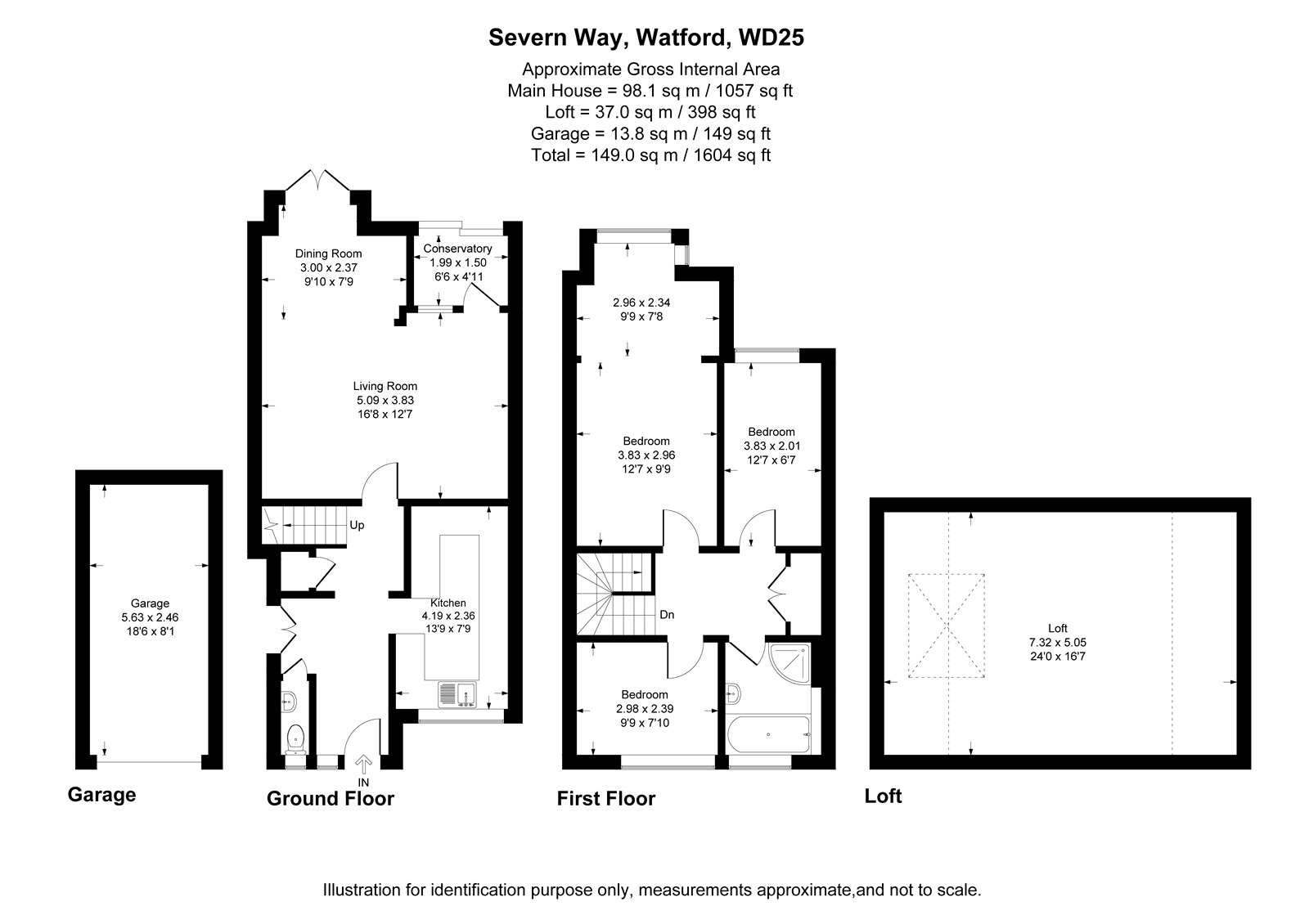 Severn Way, Hertfordshire floorplan
