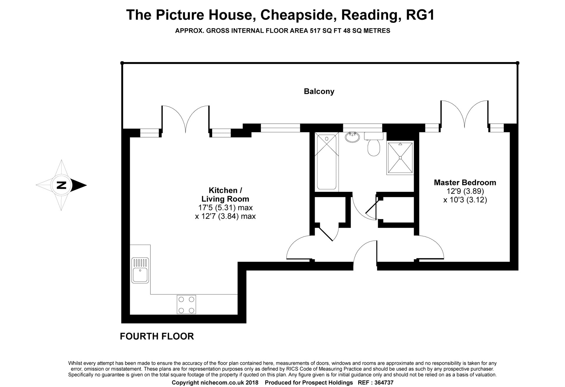 The Picture House, Reading floorplan
