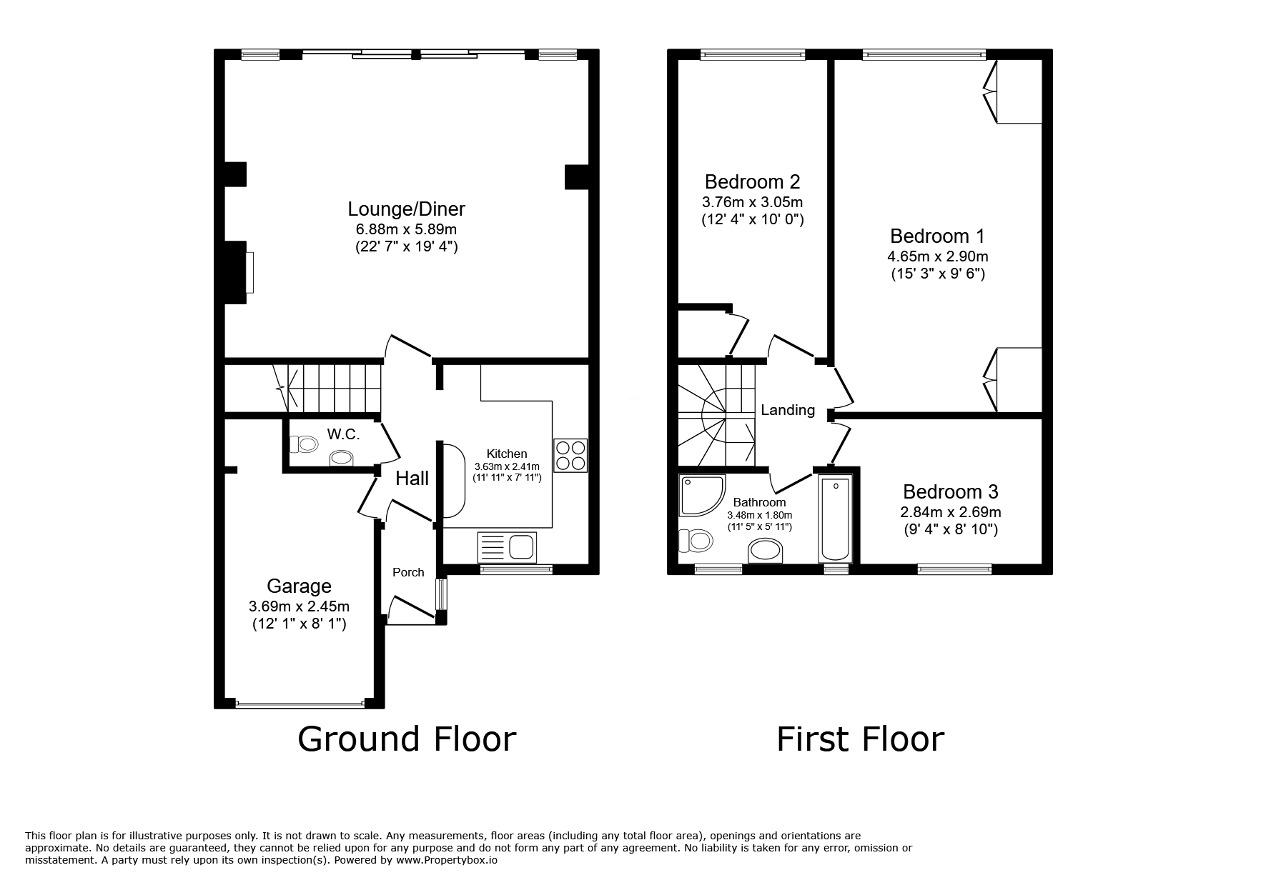 186, Beaulieu Gardens, Camberley floorplan