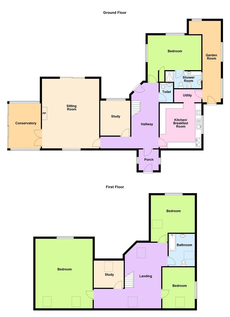 Felin Ban Old Barn, Felin Ban Farm Estate, Cardigan floorplan