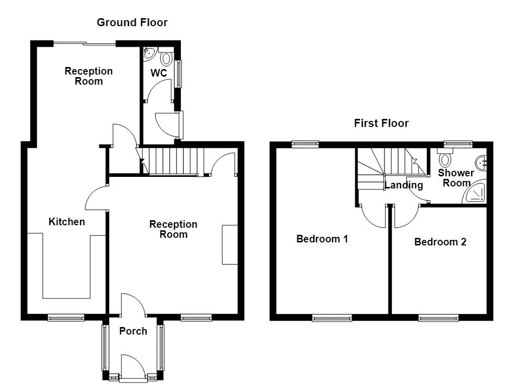 12, White Grove, Colne floorplan
