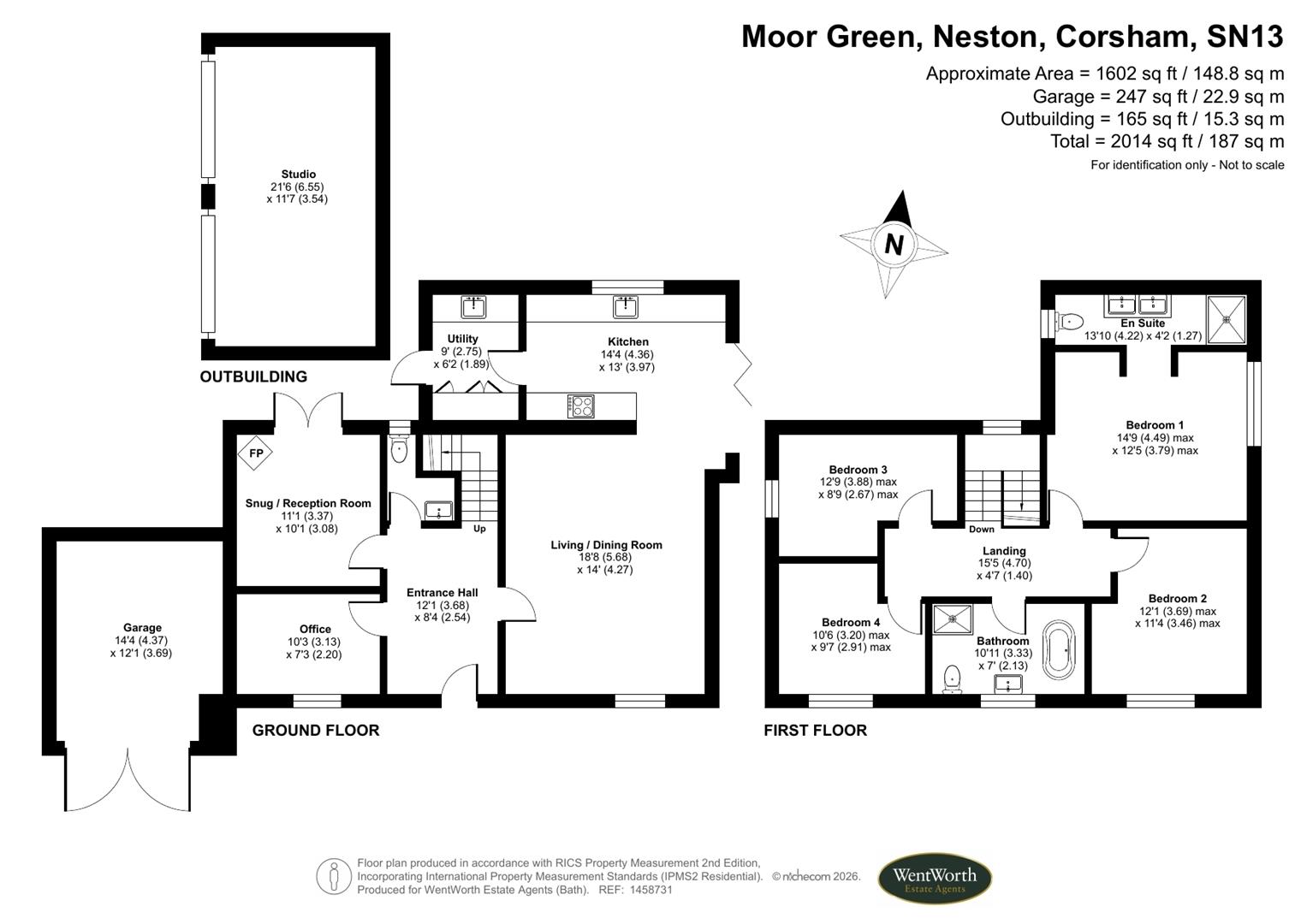 25A, Moor Green, Neston floorplan