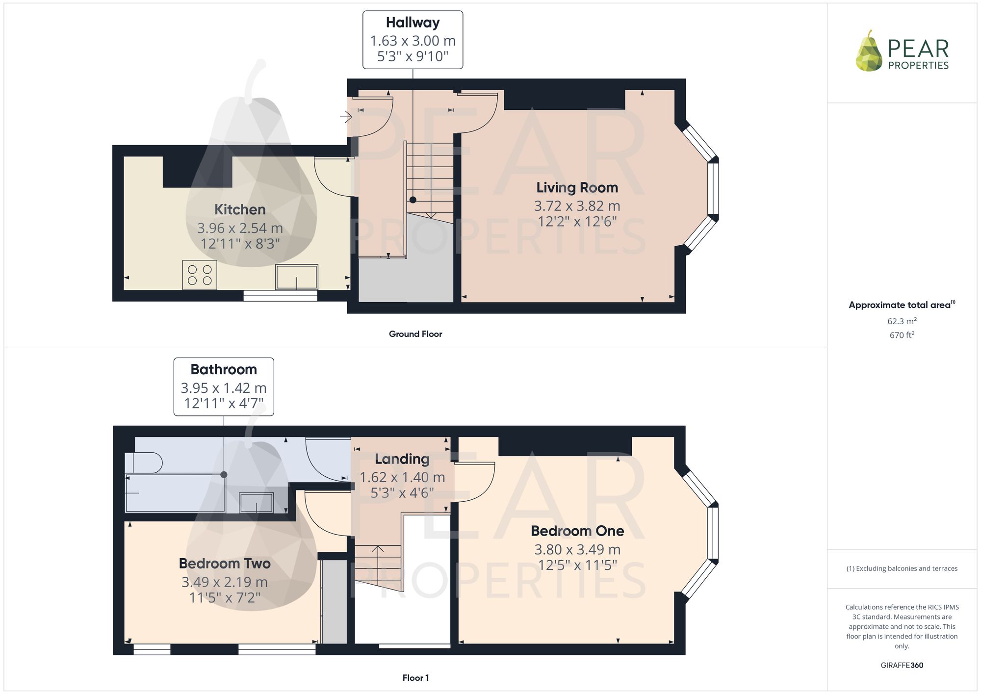 15b Western Street, Brighton floorplan