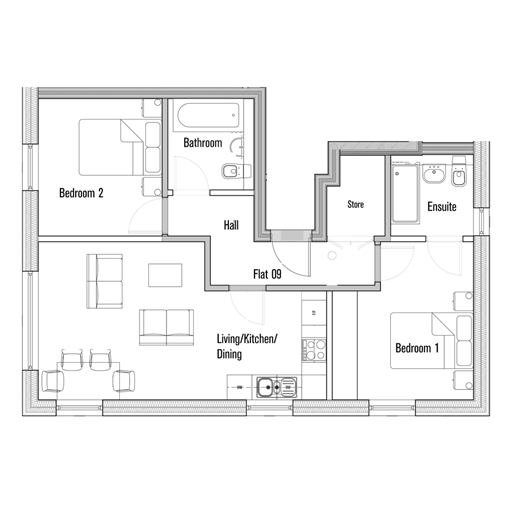 Station Road Paddock Wood, Tonbridge floorplan