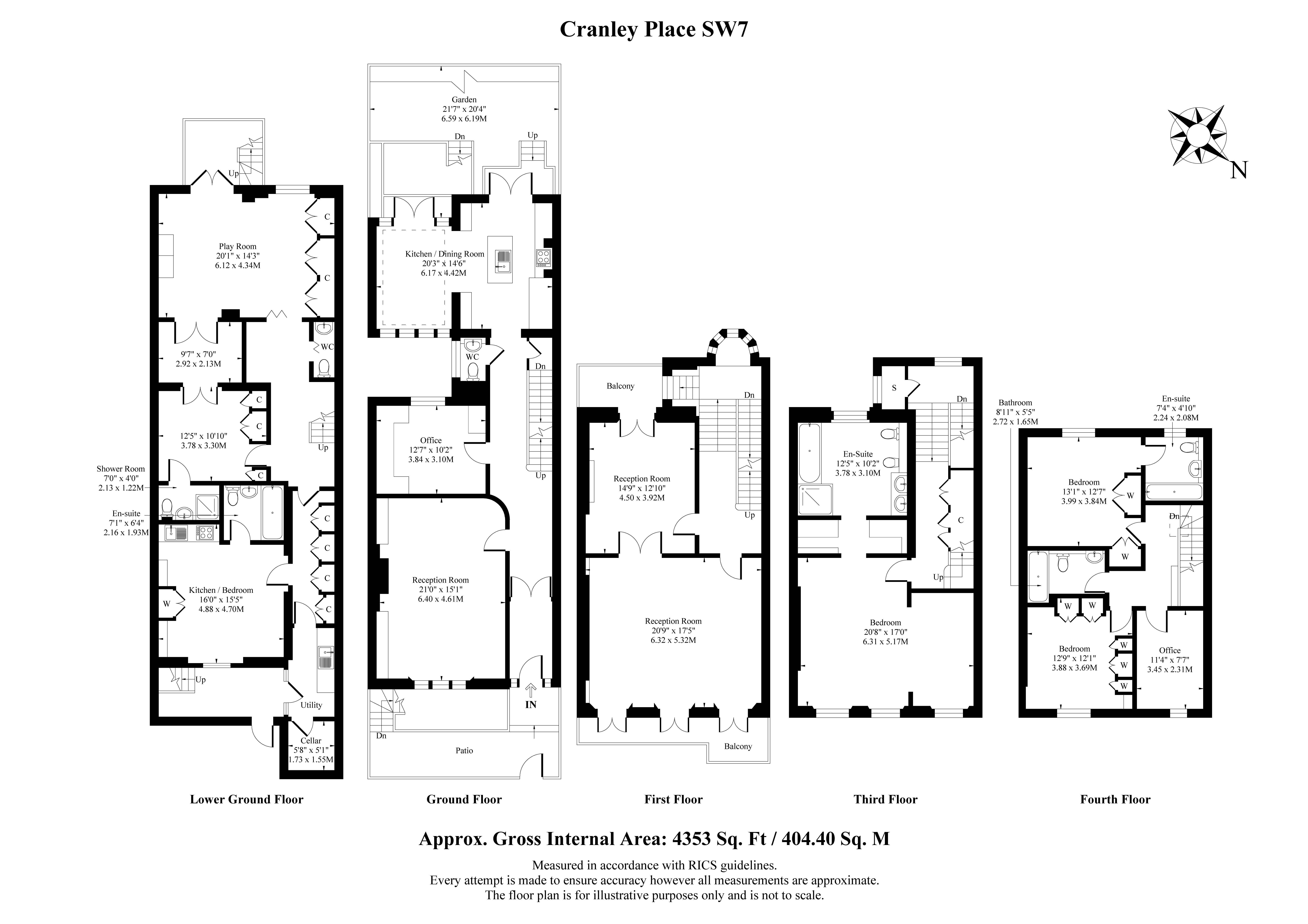 13, Cranley Place, London floorplan