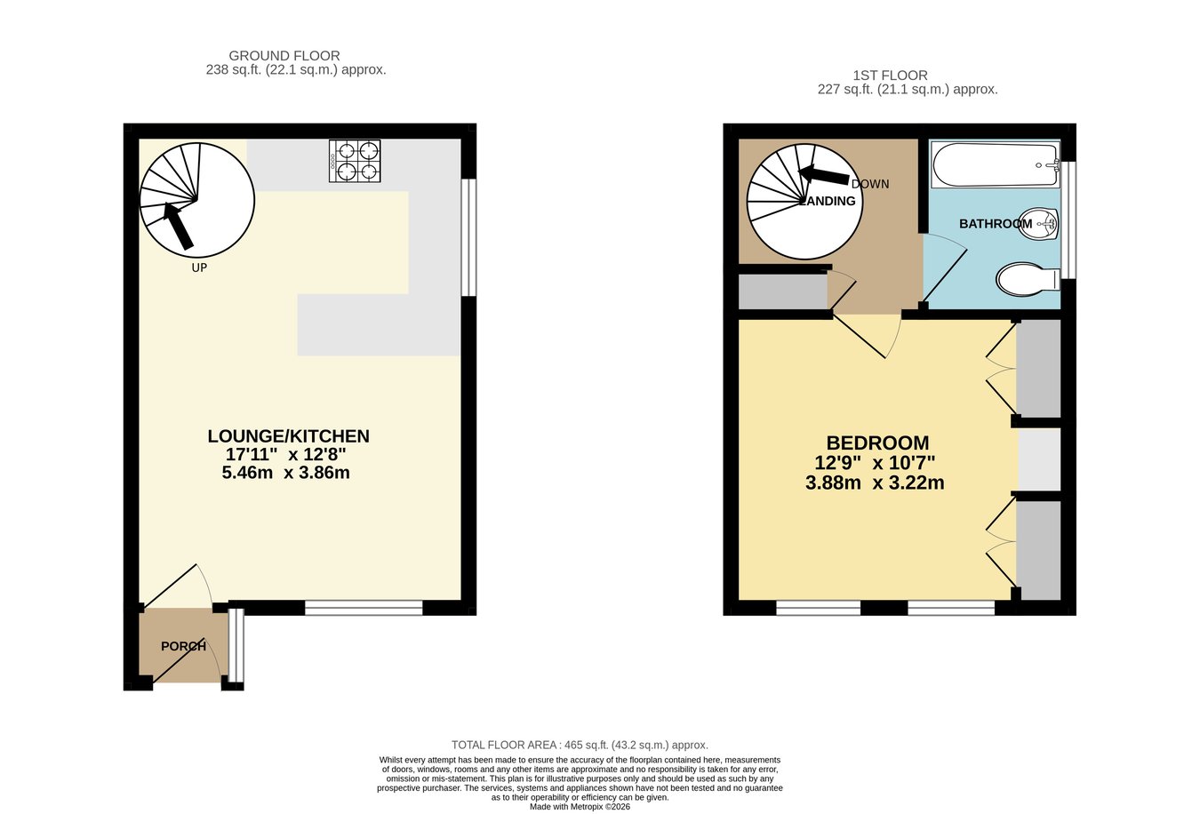 10, Pippins Court, Ashford floorplan