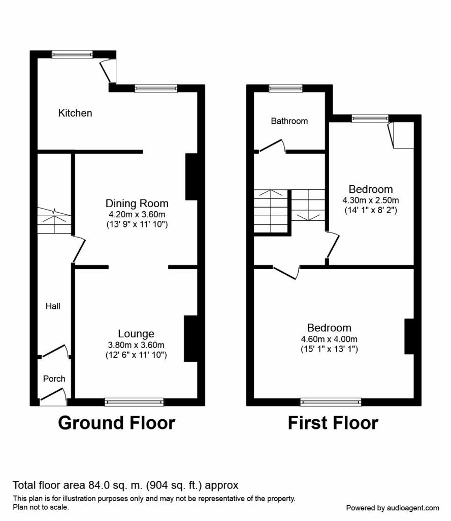28, Gill Crescent North, Durham floorplan