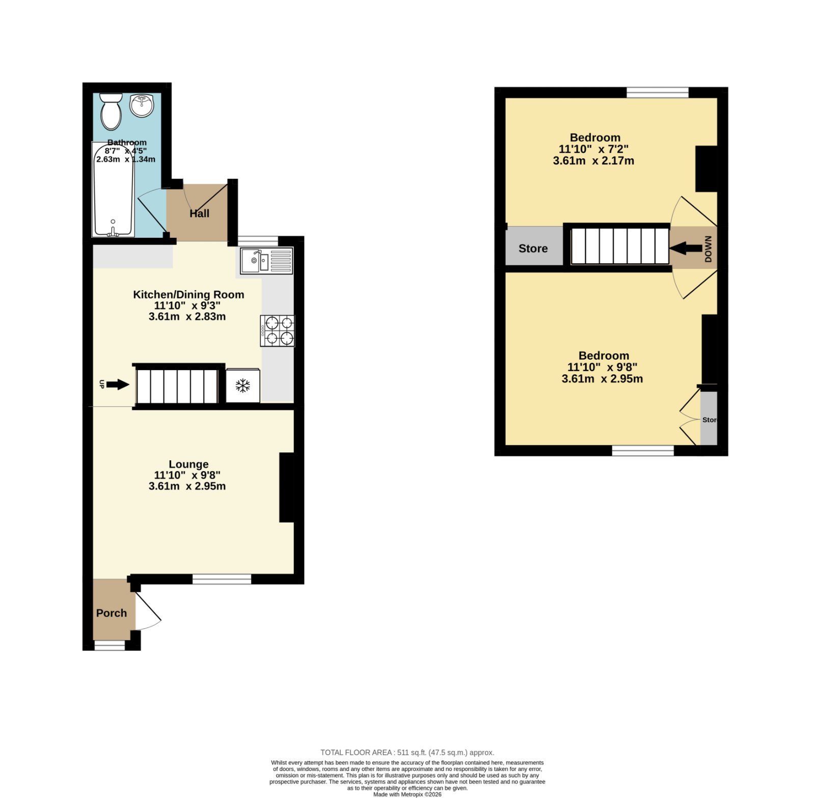 12, Croft Road, Ashford floorplan