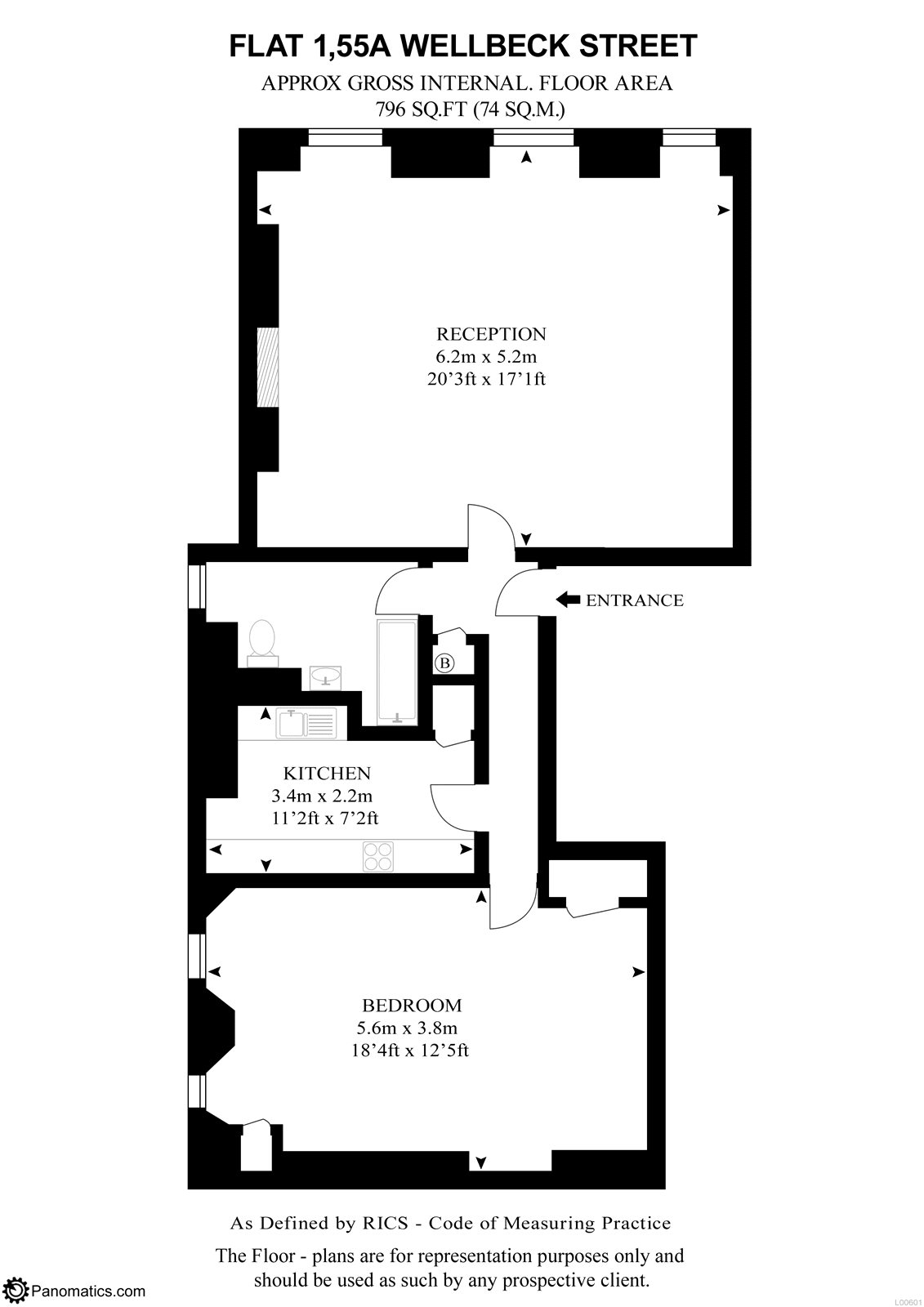 1 Bedrooms Flat to rent in Welbeck Street, Marylebone W1G