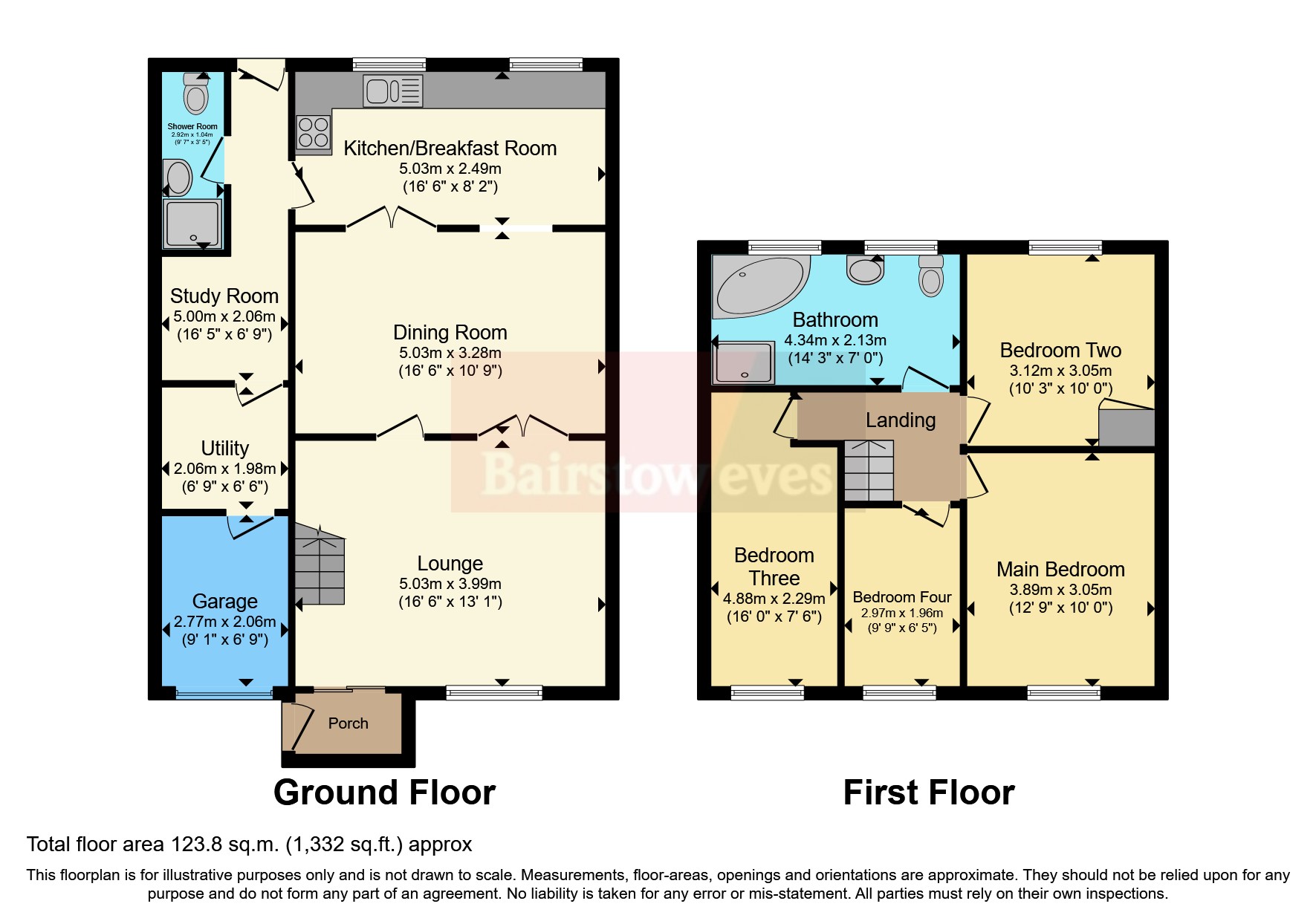 129, The Downs, Nottingham floorplan