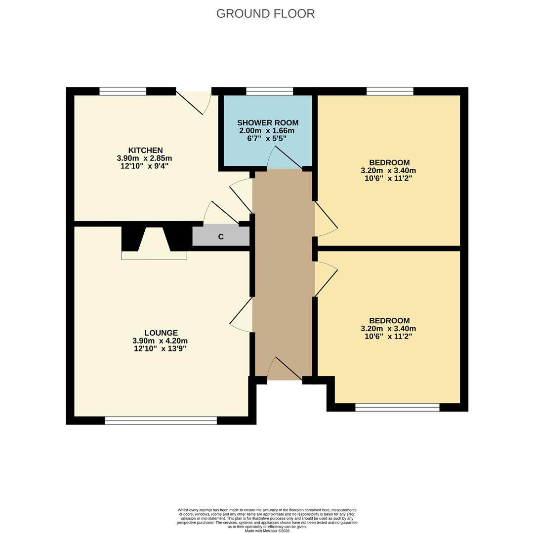 12, Burnt Firs Place, Dumfries floorplan