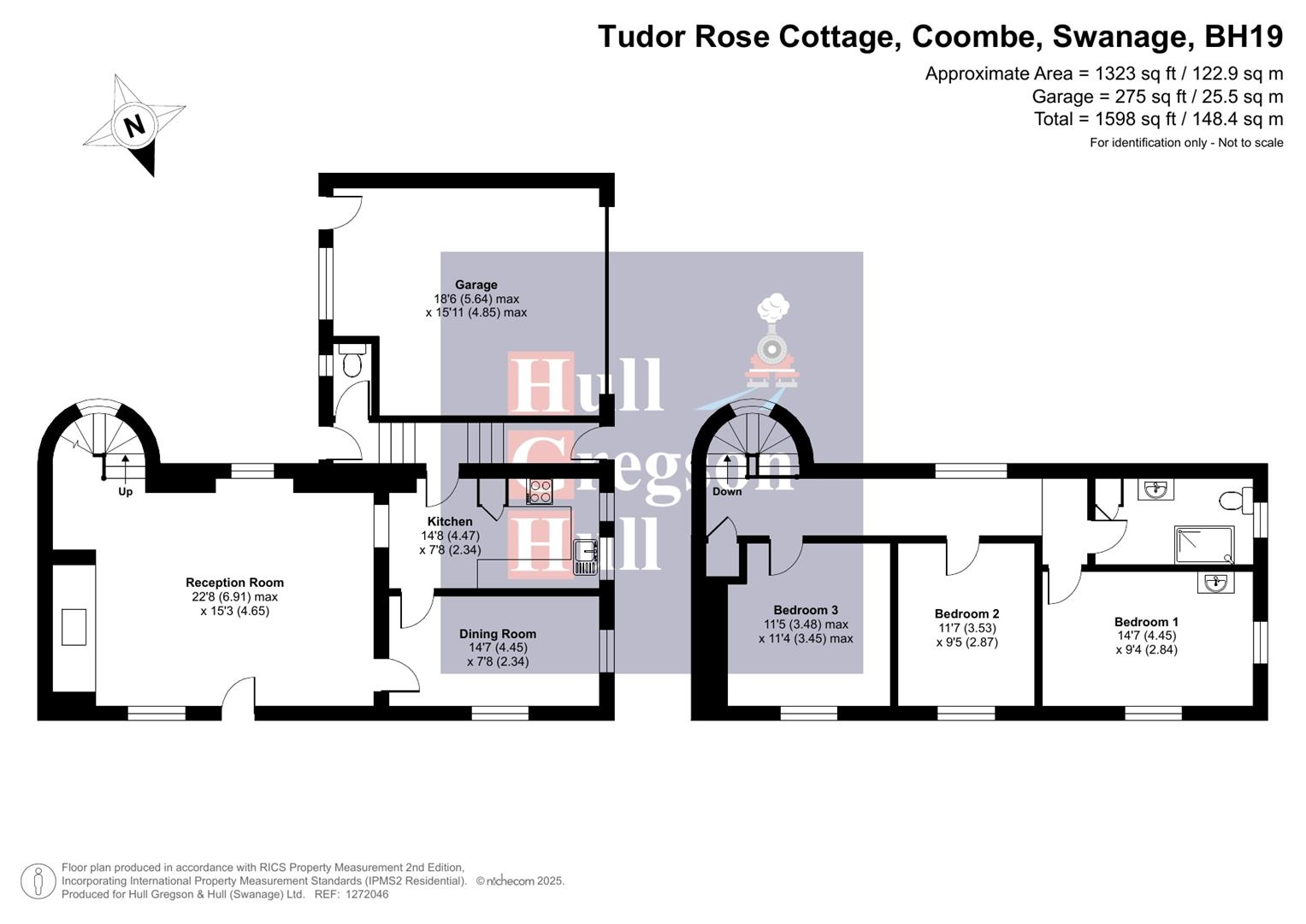 Tudor Rose Cottage, Coombe, Swanage floorplan