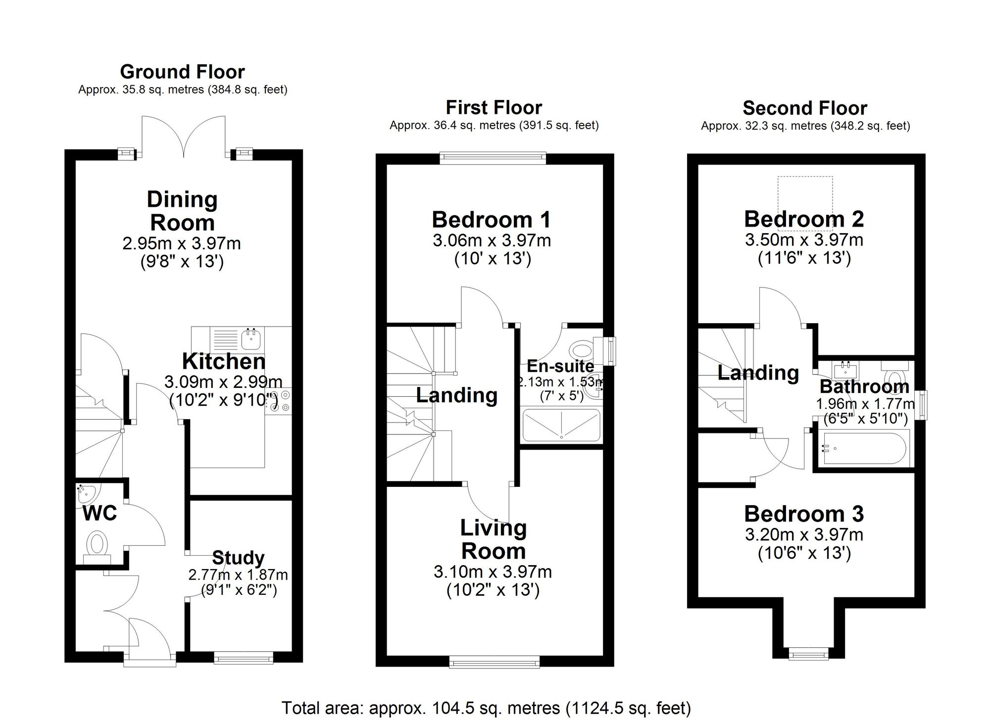 34 Bailey Crescent, Warrington floorplan