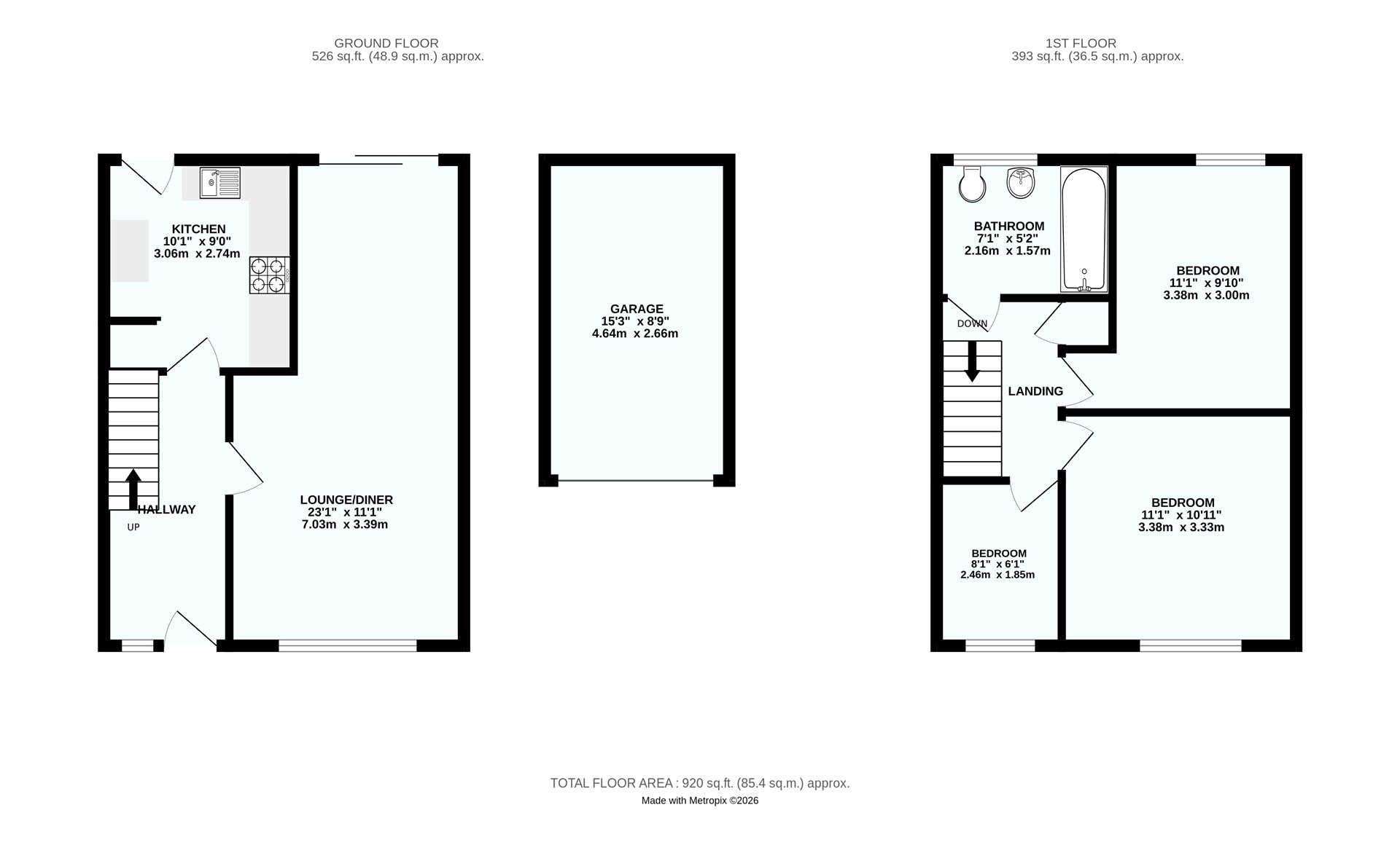 21 Eglos Road, Shortlanesend Truro Cornwall, Truro floorplan