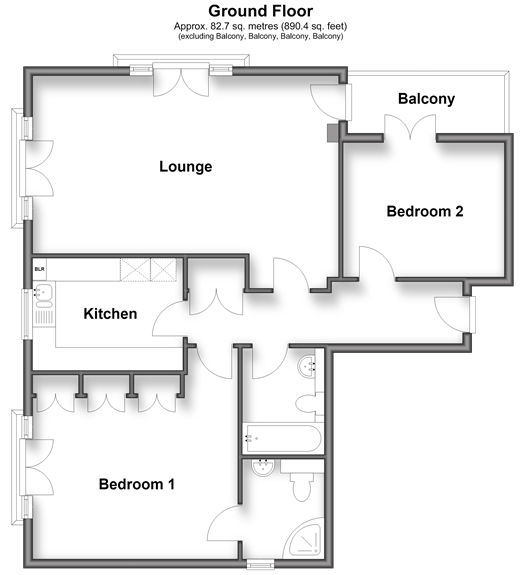 Hotel Road St. Margaret's Bay, Dover floorplan
