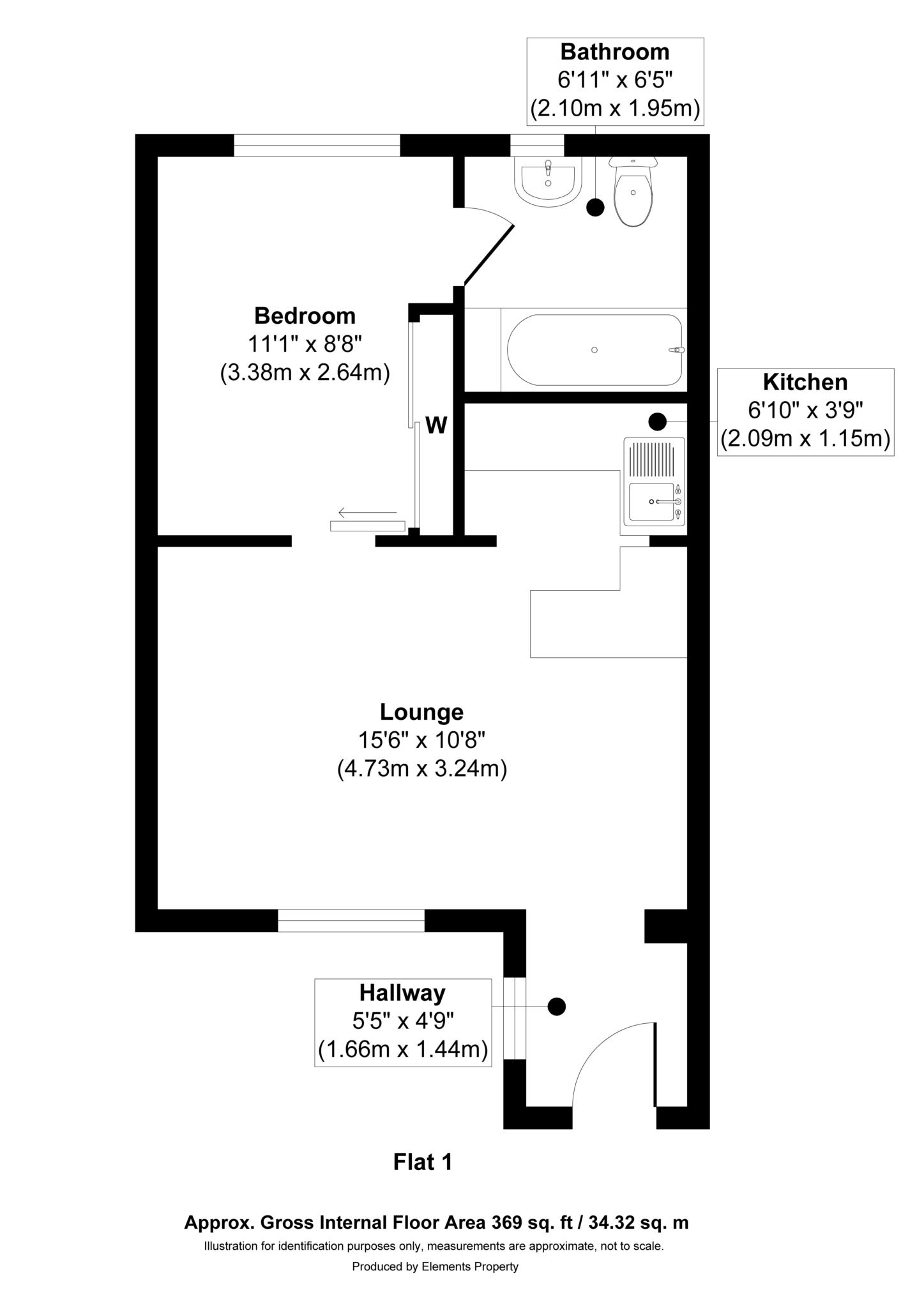 1 Bracklesham Court, Bracklesham Lane, Chichester floorplan