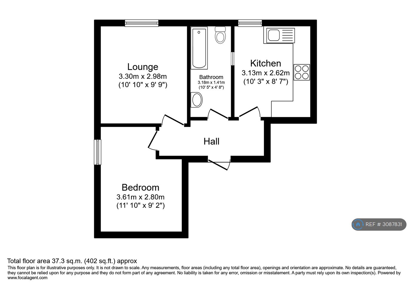 Llwynon Gardens, Llandudno floorplan