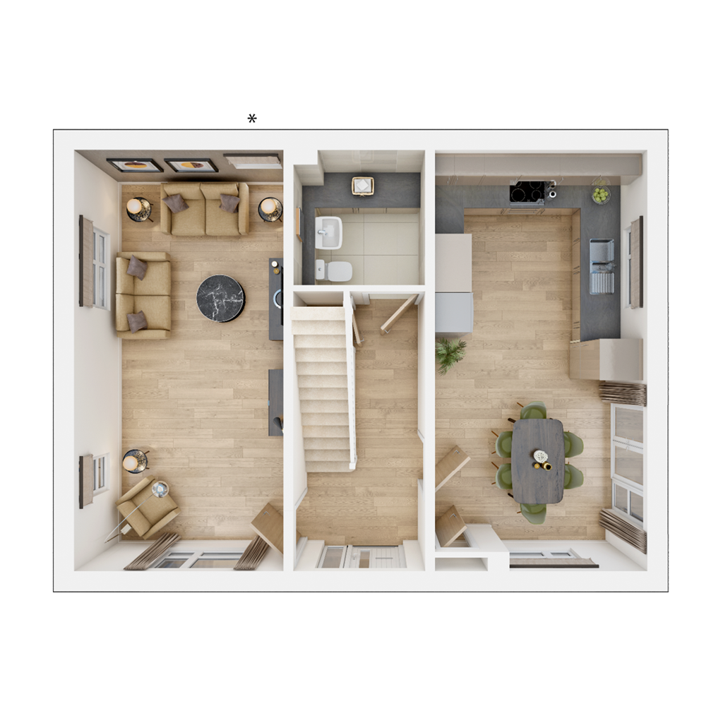 The Plumdale - Plot 184, Glenvale Park, Beaumont Road, Wellingborough floorplan
