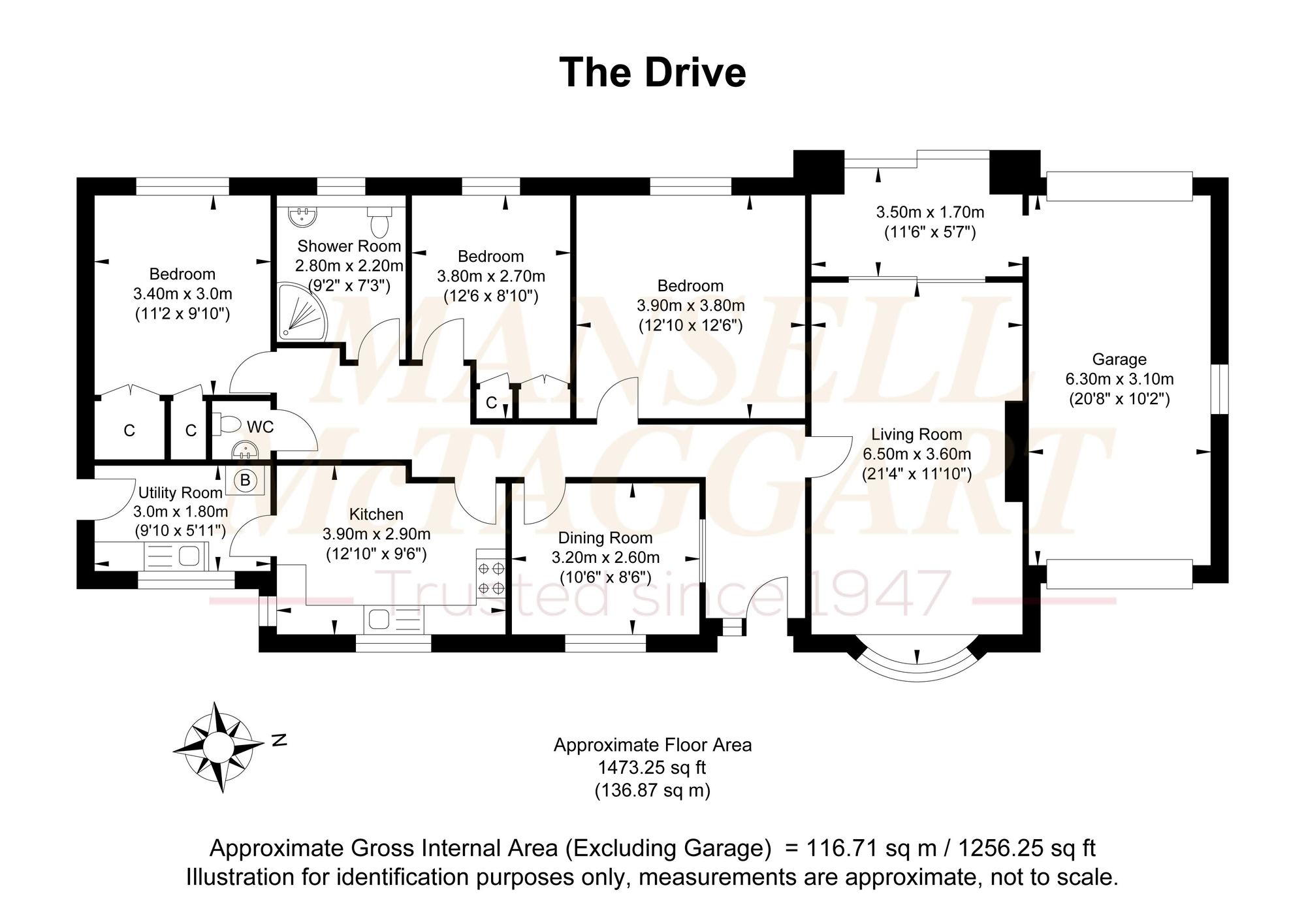 Hendorran, The Drive, Ifold floorplan