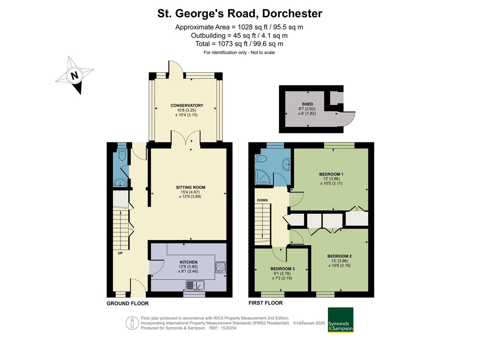 86, St. Georges Road, Dorchester floorplan