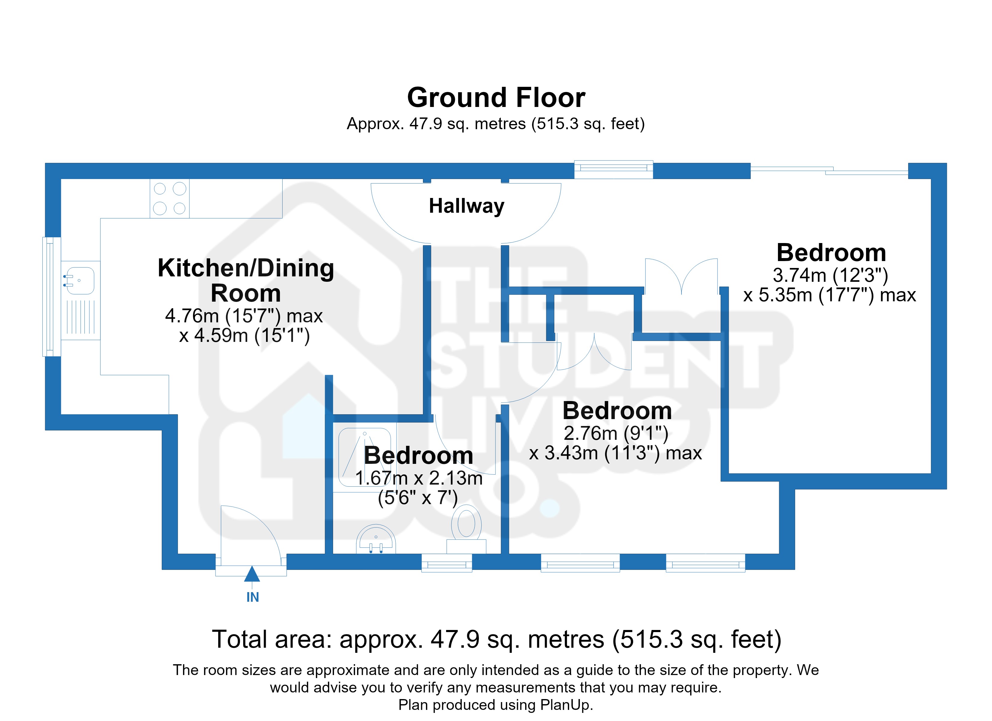 Mansfield Road, Nottingham floorplan