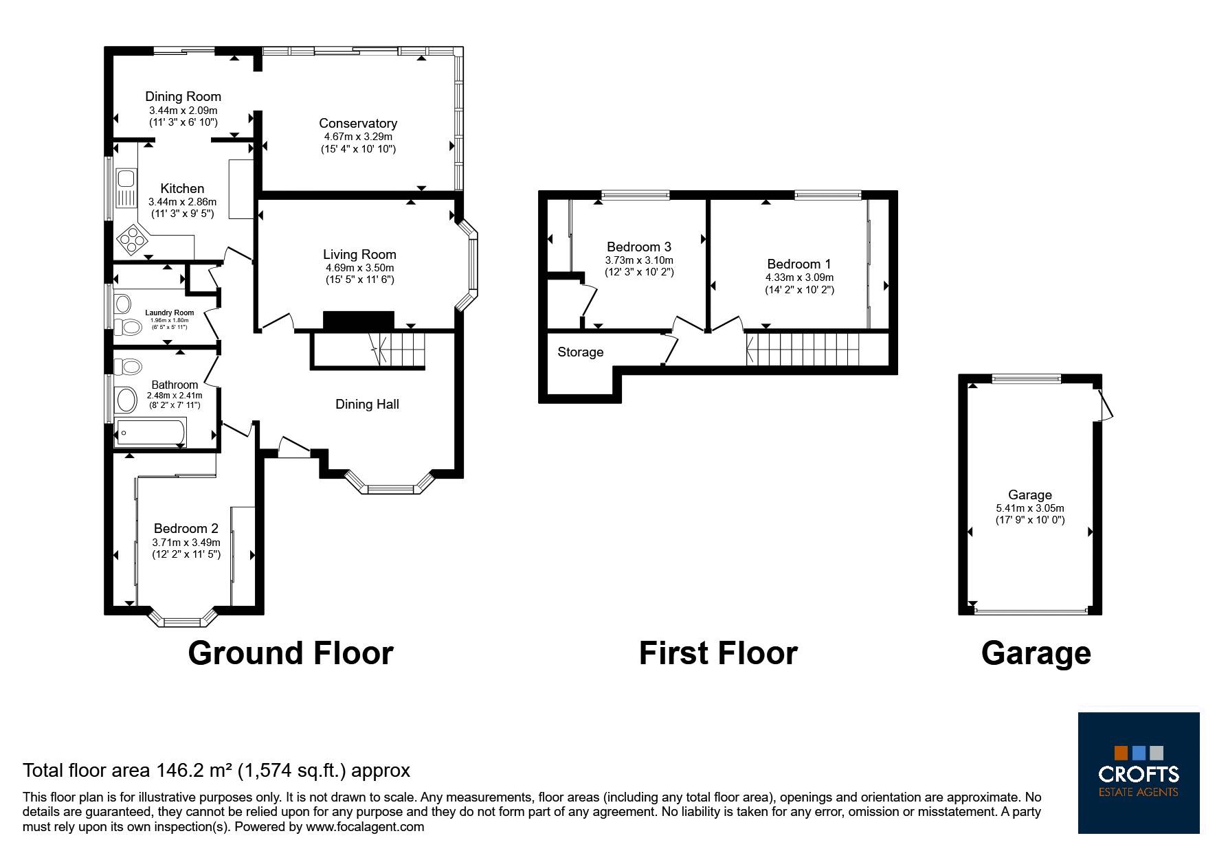 48, Radcliffe Road, Healing floorplan