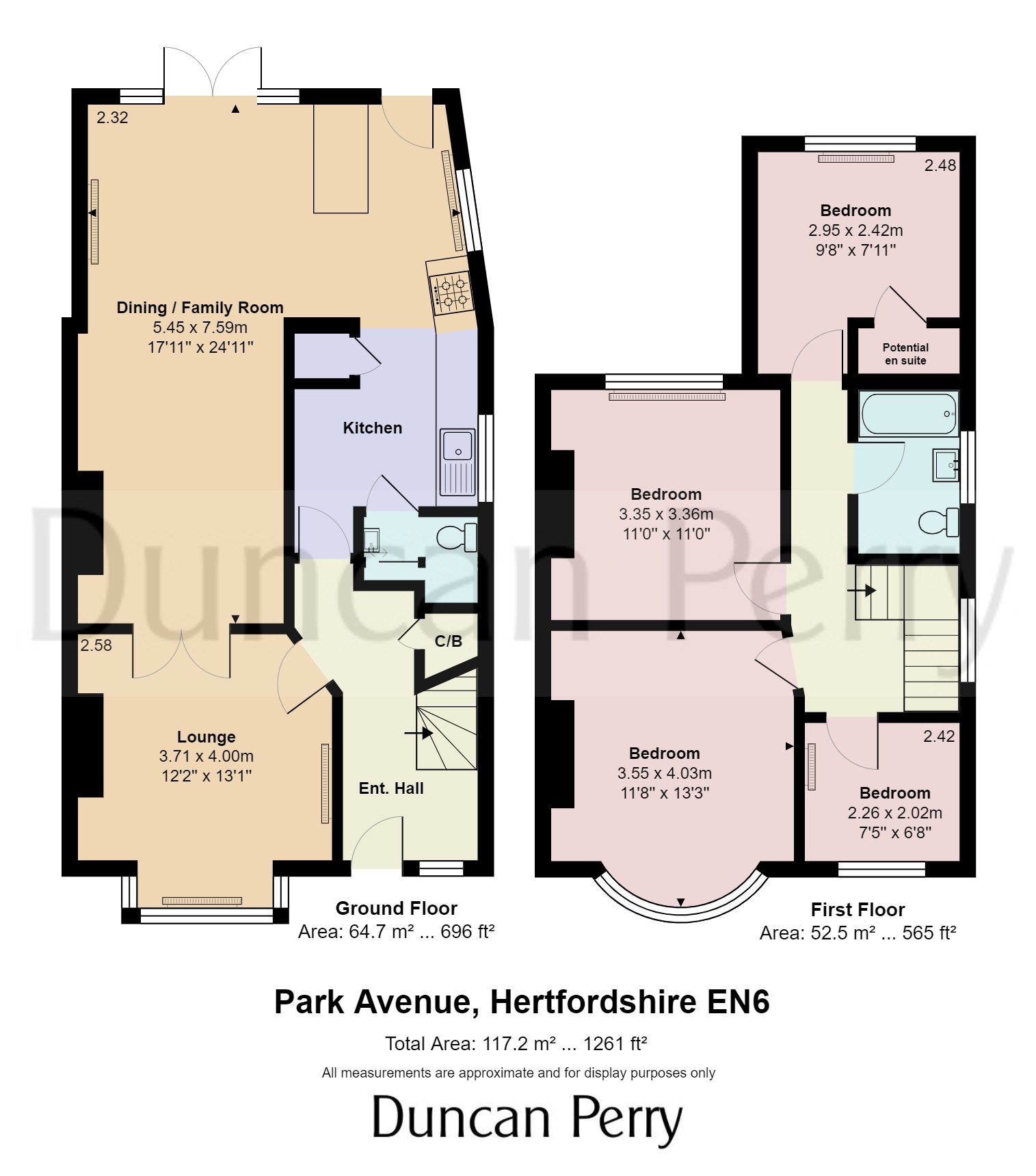 Park Avenue, Potters Bar, Herts EN6, 4 bedroom semidetached house for