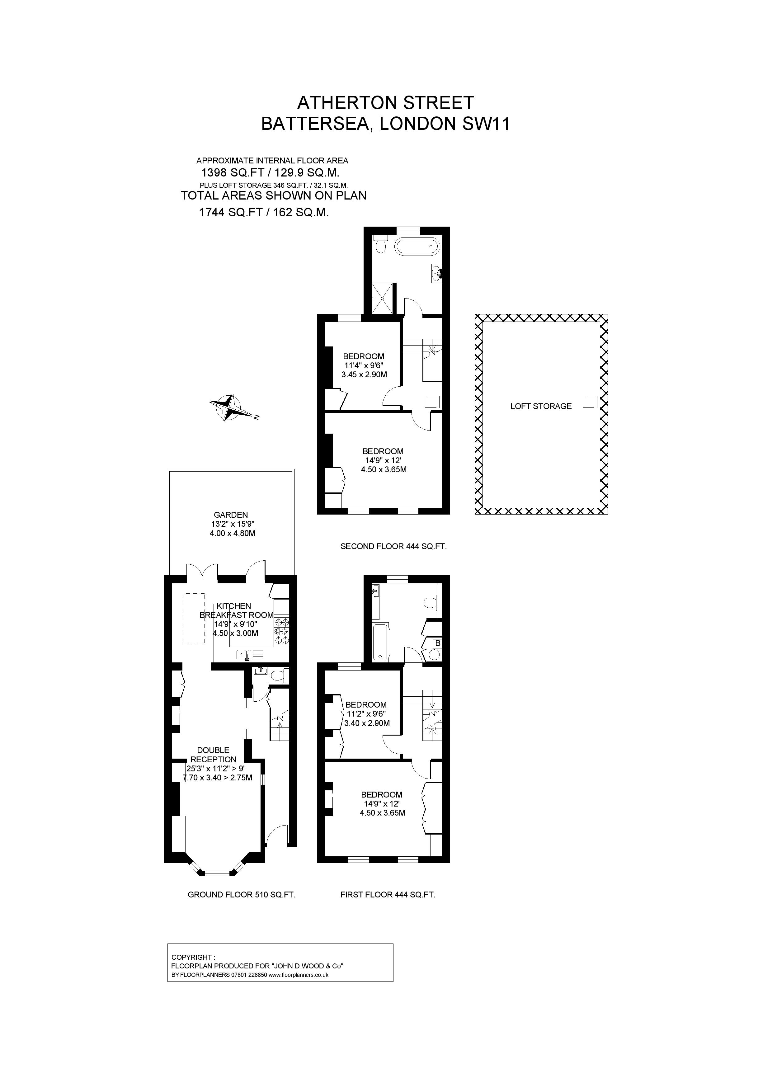 28, Atherton Street, London floorplan