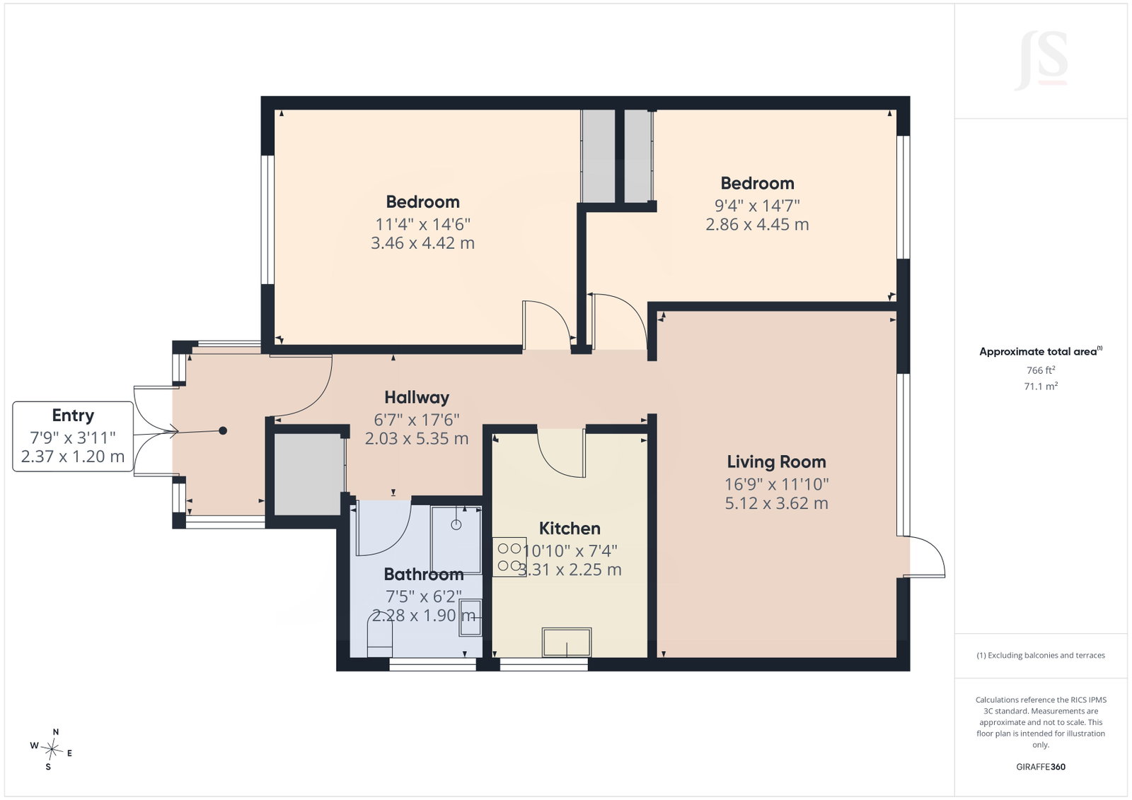 33, Chatsmore Crescent, Worthing floorplan