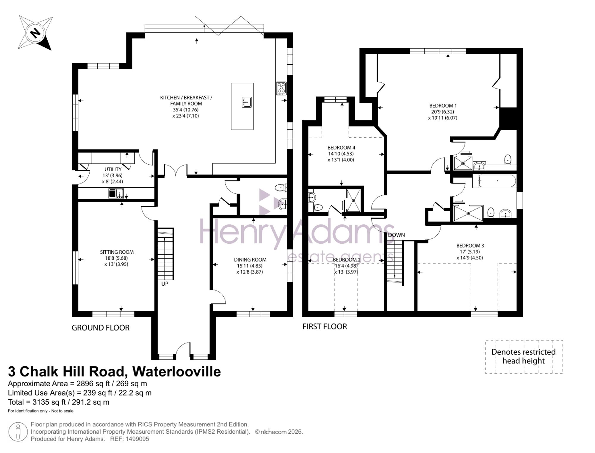 3 Chalk Hill Road, Waterlooville floorplan