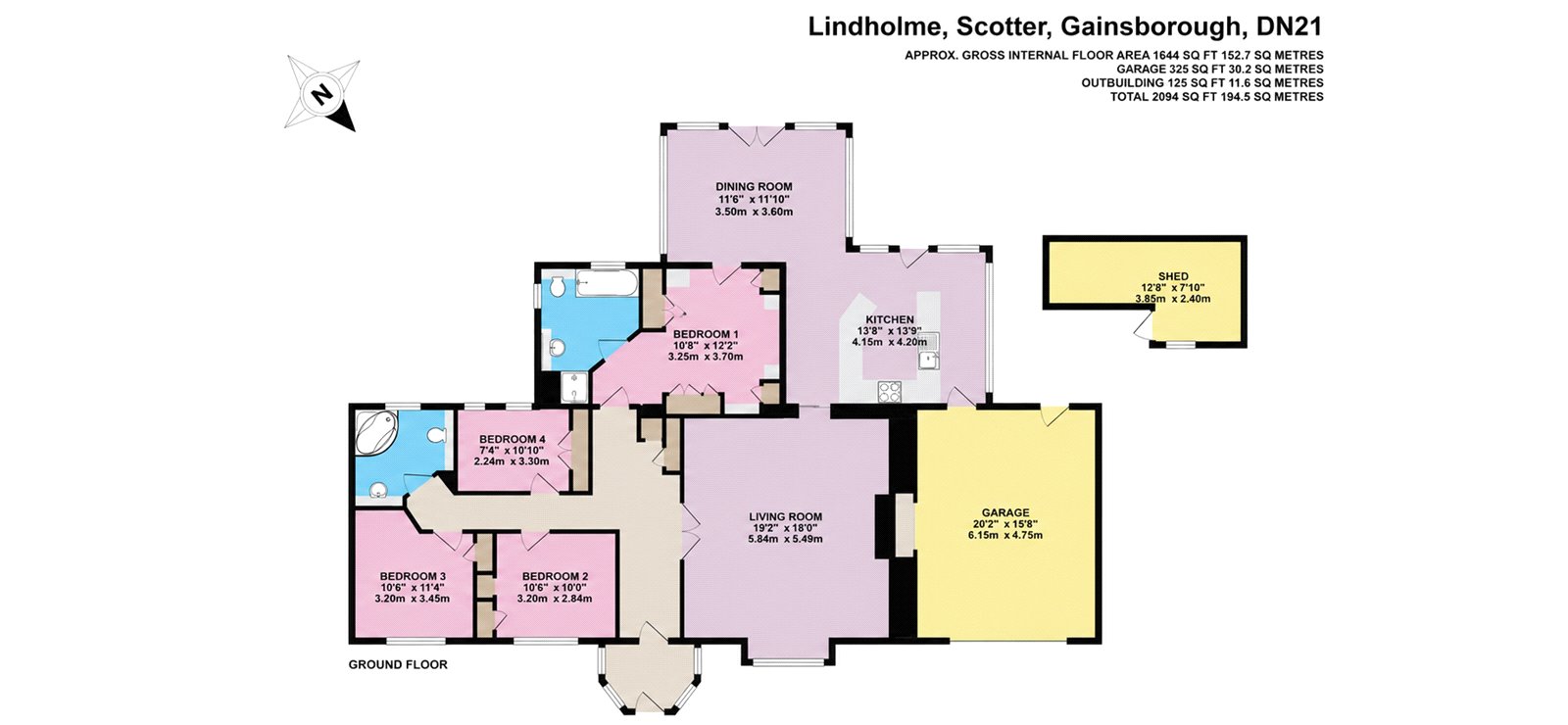 10, Lindholme, Gainsborough floorplan