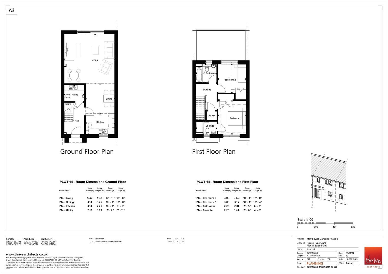 Plot 14, May Bower Gardens, Portland floorplan
