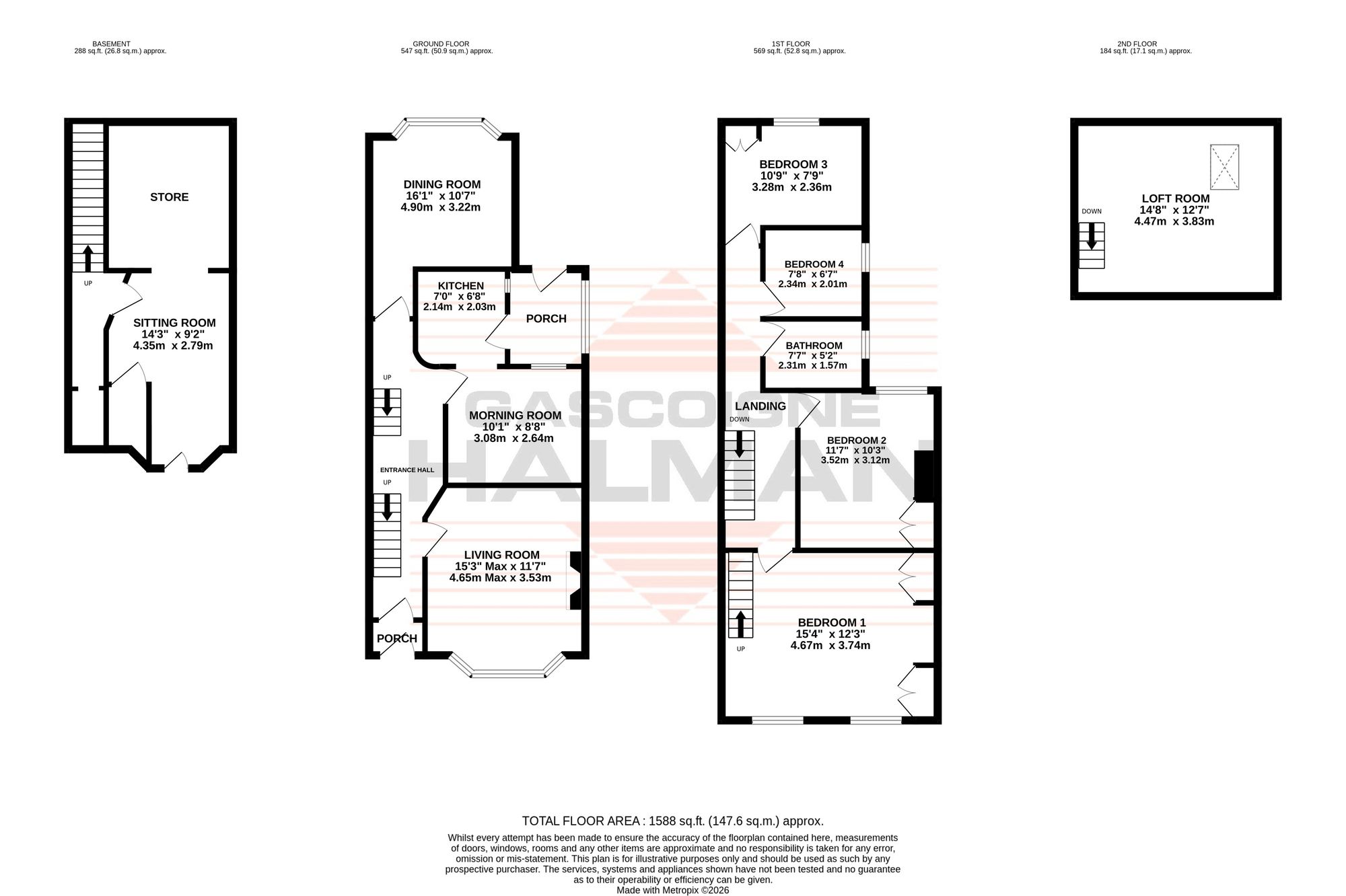 14 Highfield, Sale floorplan