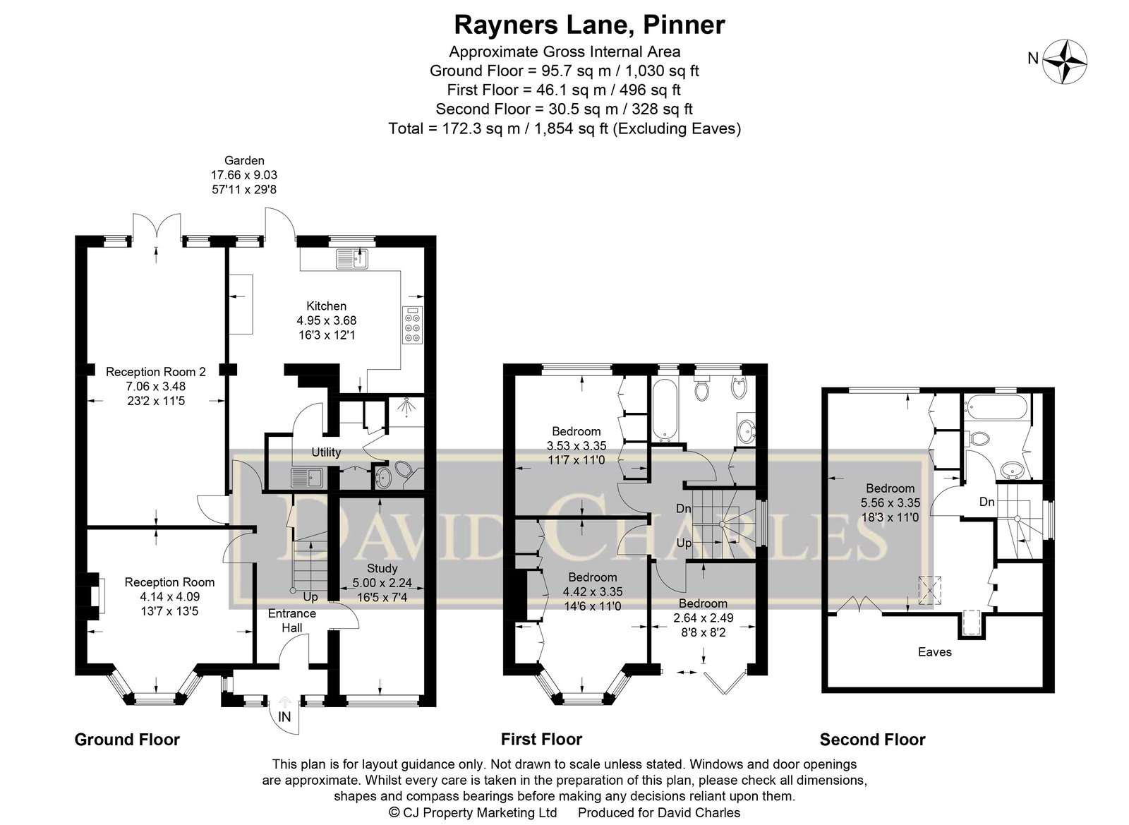 522, Rayners Lane, Pinner floorplan