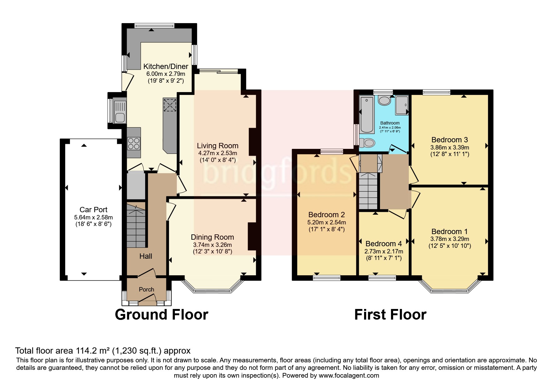 16, Manor Road, Manchester floorplan