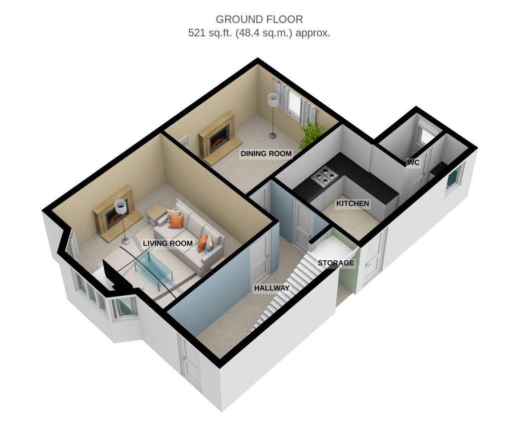 Mountway Road, Hull, Taunton TA1, 3 bedroom semidetached house