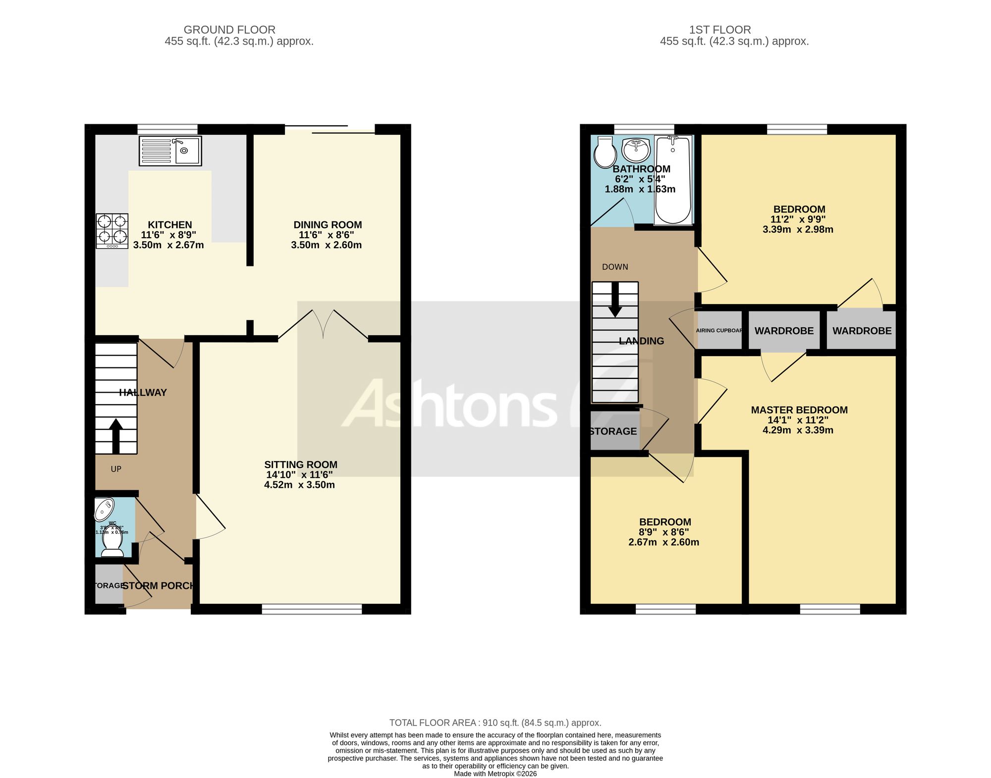 18 Oxmead Close, Warrington floorplan