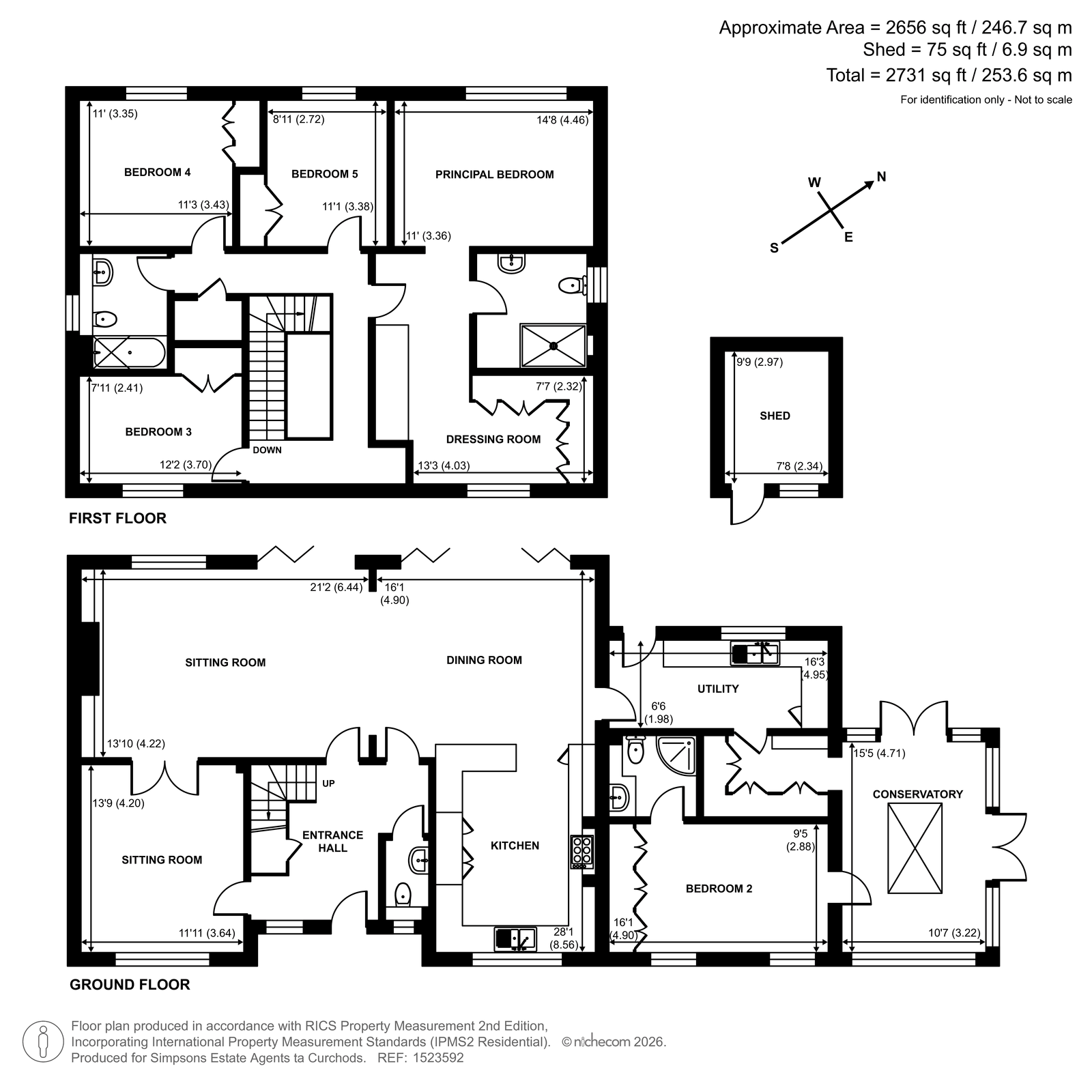 Tudor Lodge,, Heathway, East Horsley floorplan