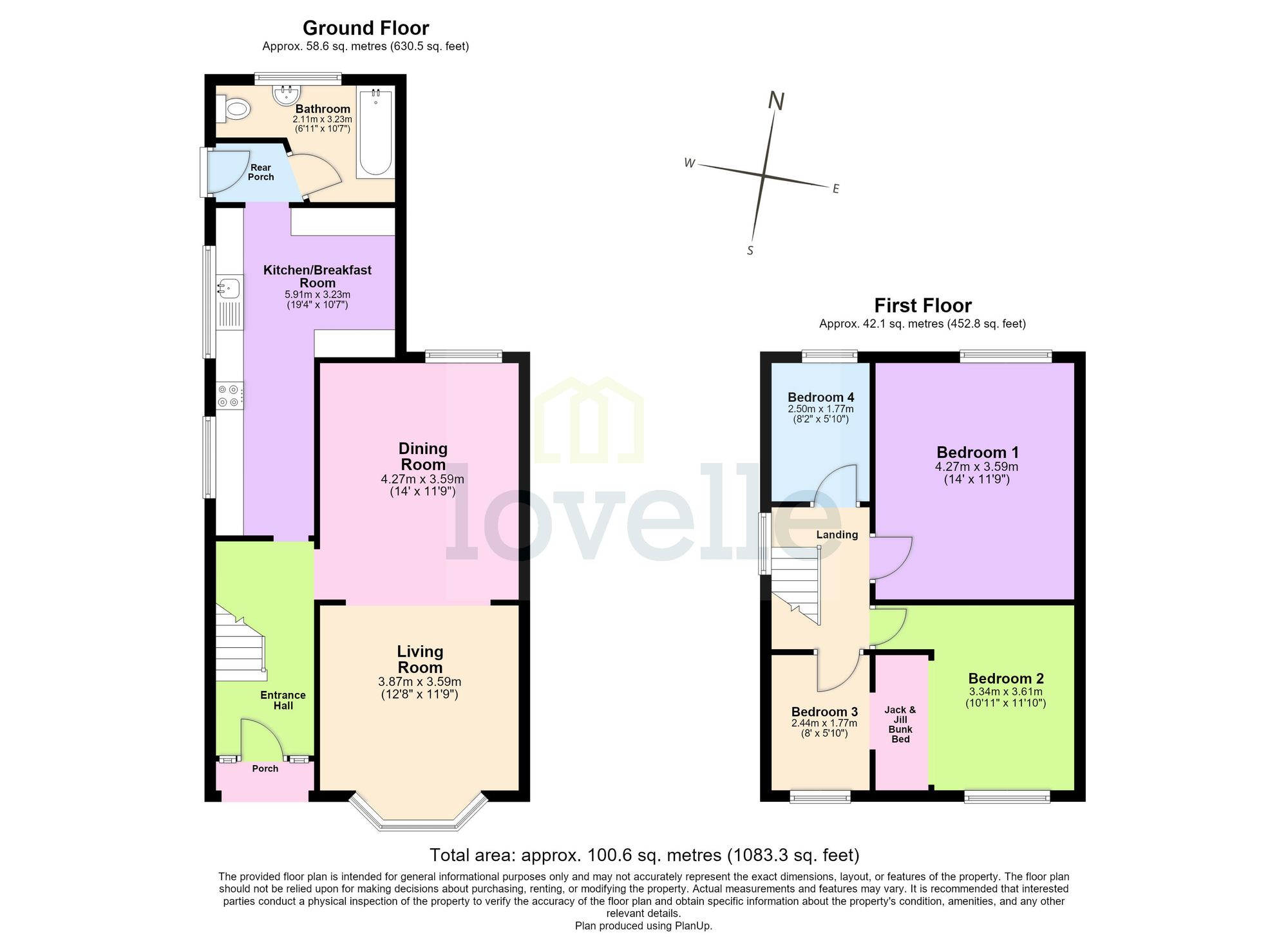 27 Stratford Avenue, Grimsby floorplan
