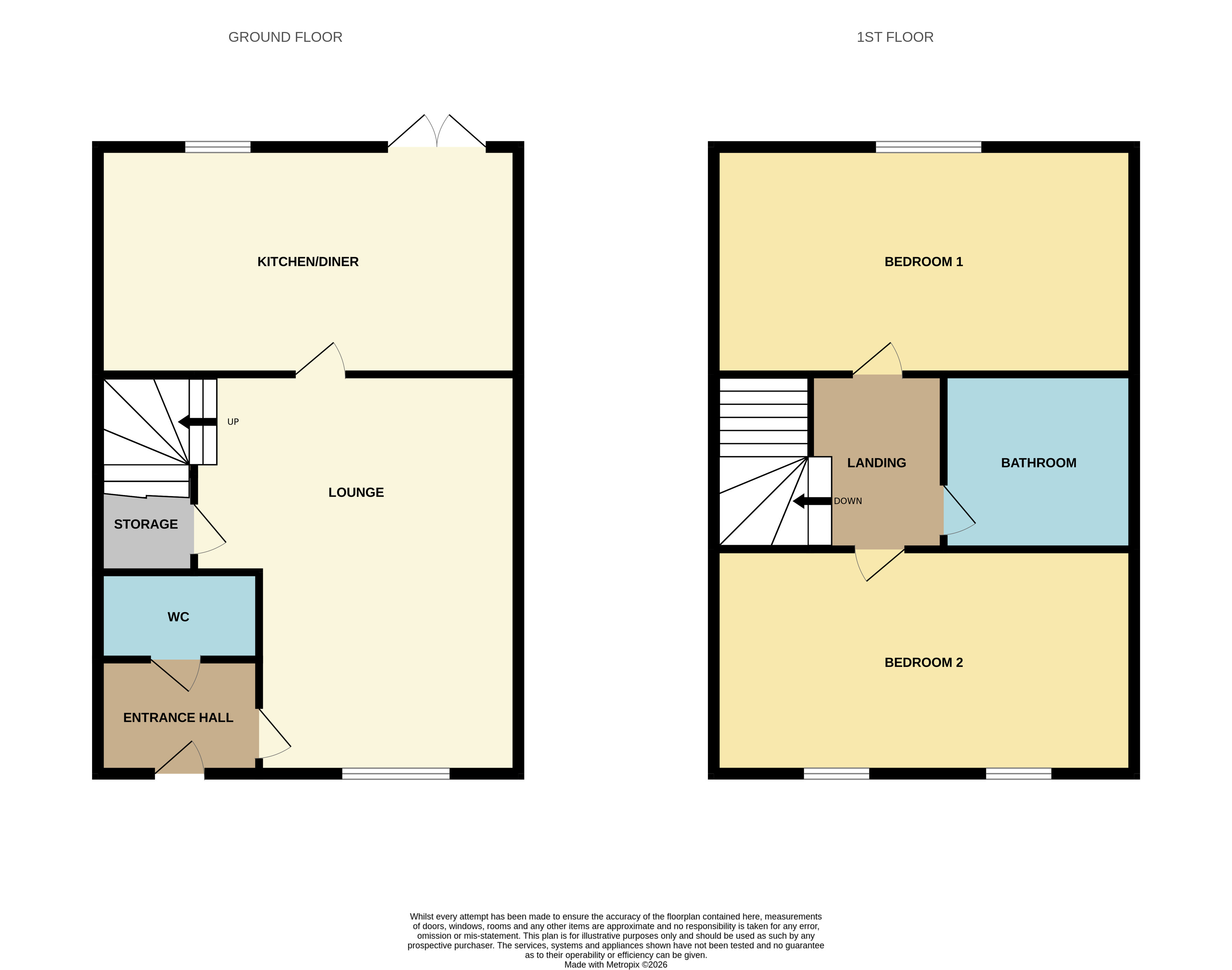 36, Thorntree Lane, Burton-on-Trent floorplan