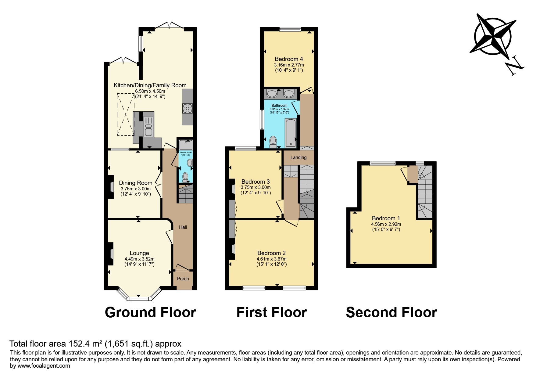 40, Hamlet Road, Chelmsford floorplan