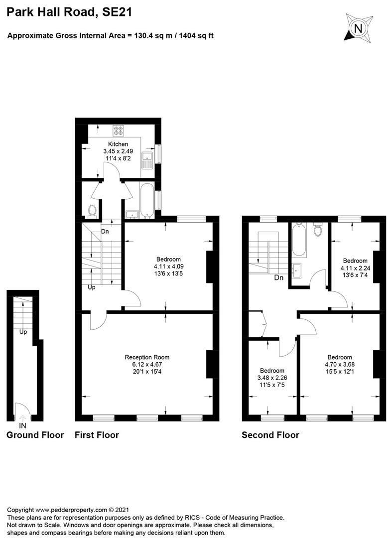 92a, Park Hall Road, London floorplan