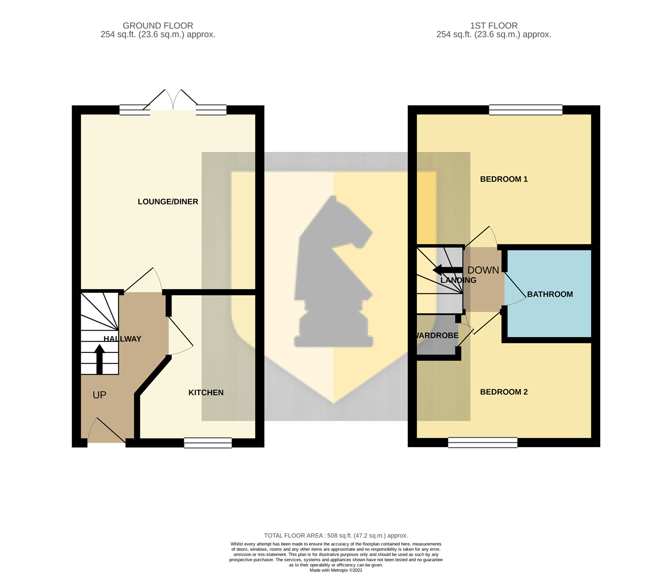 Chardonnay Close, New Duston, Northampton NN5, 2 bedroom terraced house