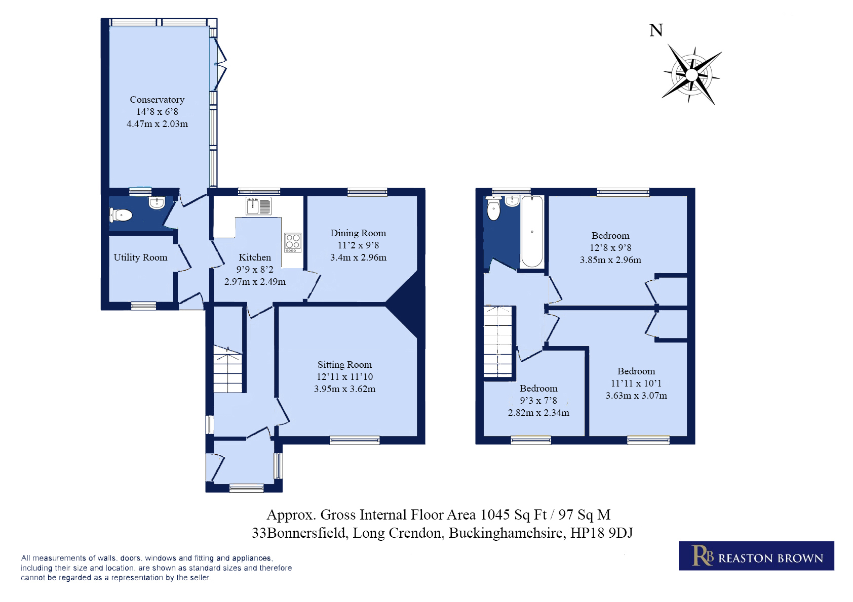 Bonnersfield, Long Crendon floorplan