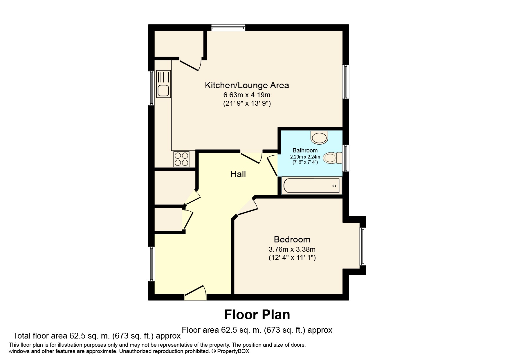 1 Bedrooms Flat for sale in Arun Valley Way, Faygate, Horsham RH12