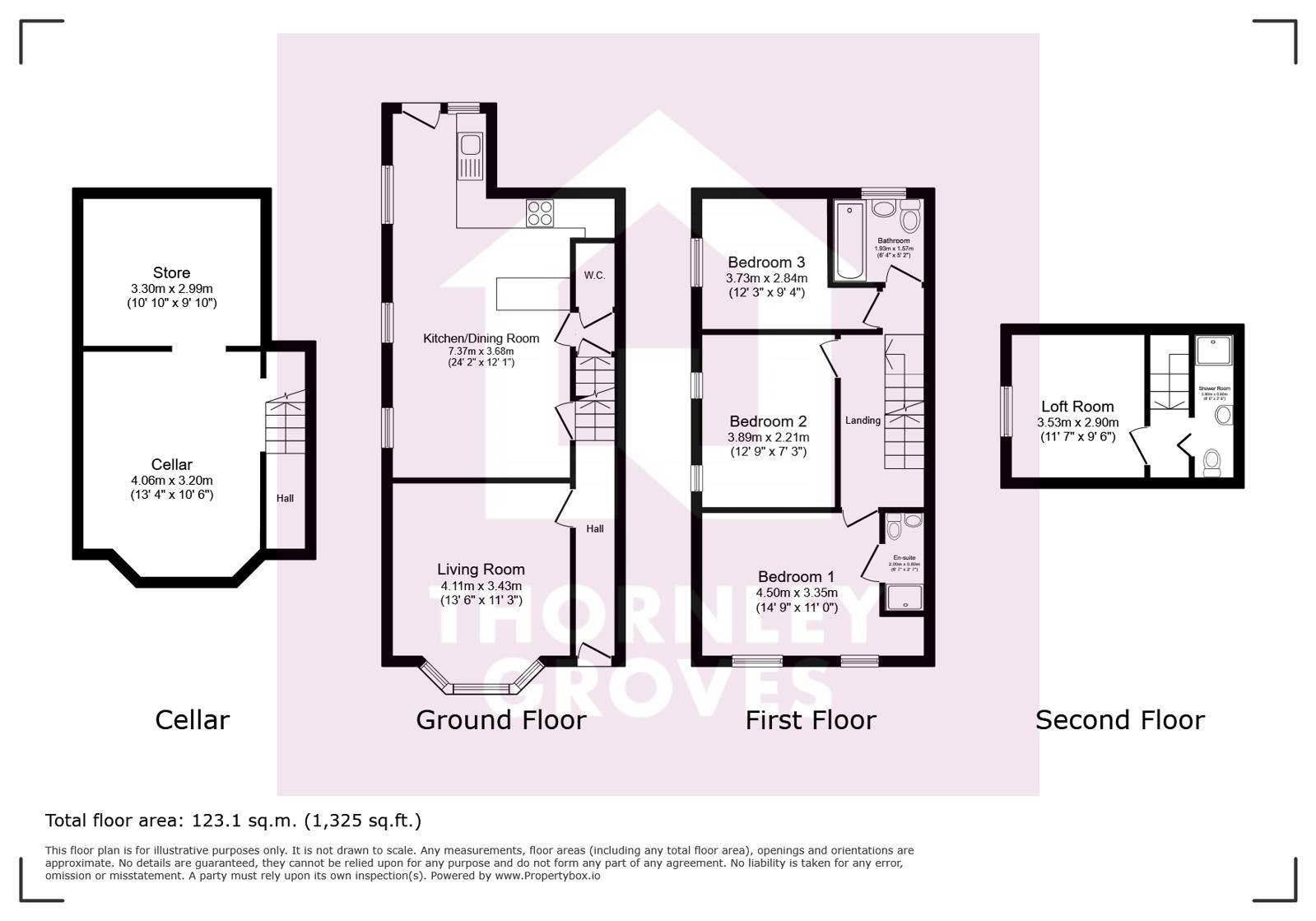 30, Milford Street, Salford floorplan